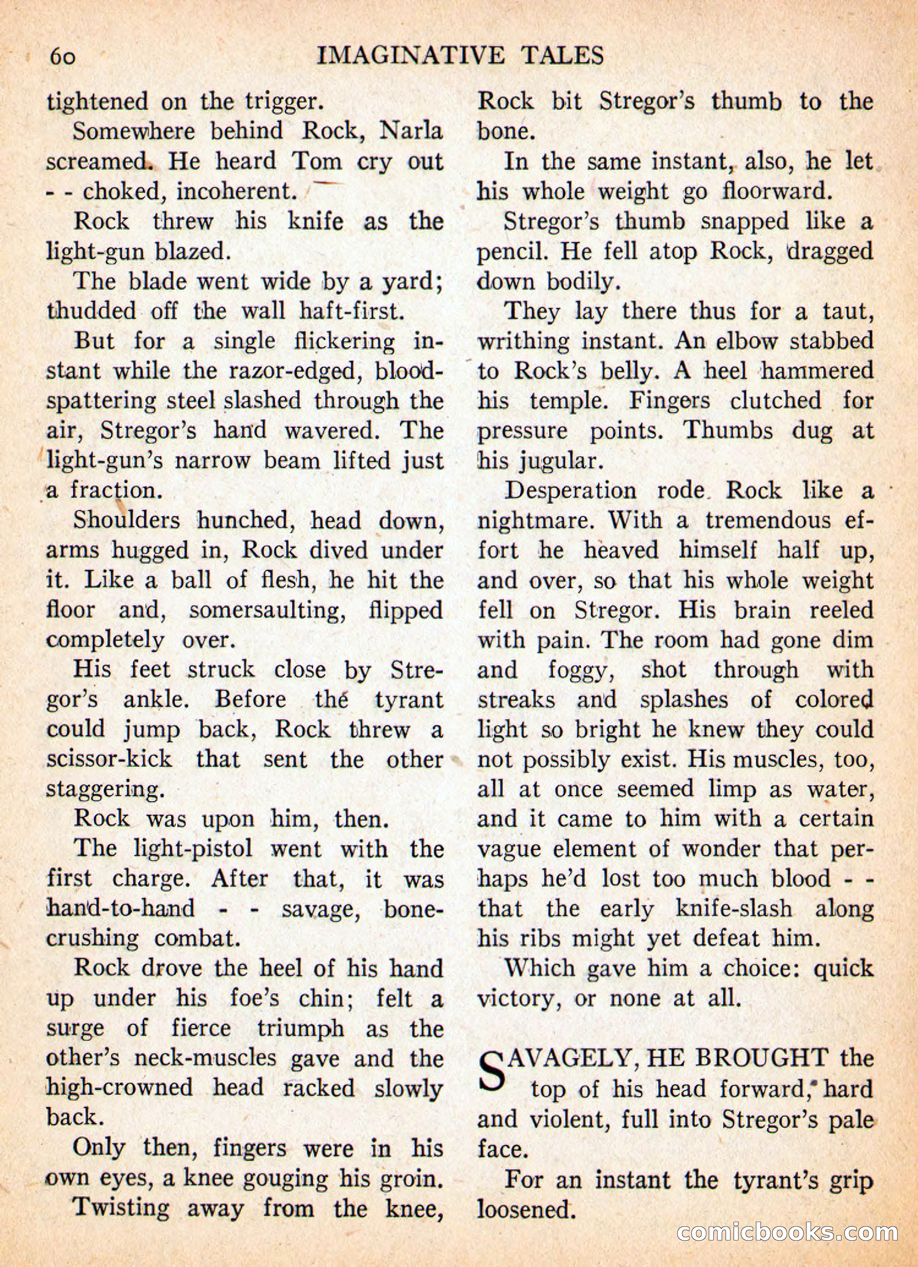 Imaginative Tales, May 1957 — page 60 of 132