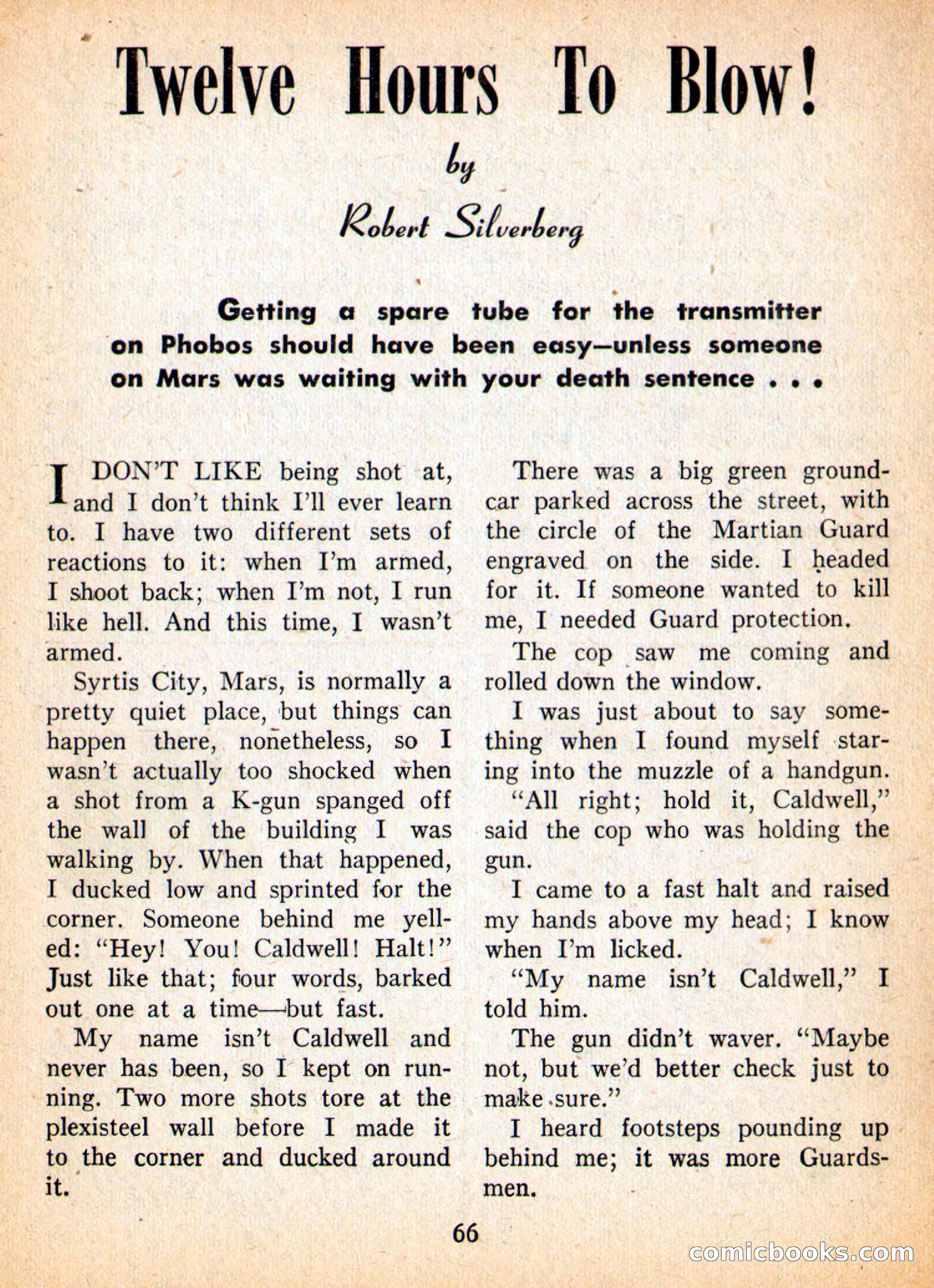 Imaginative Tales, May 1957 — page 66 of 132