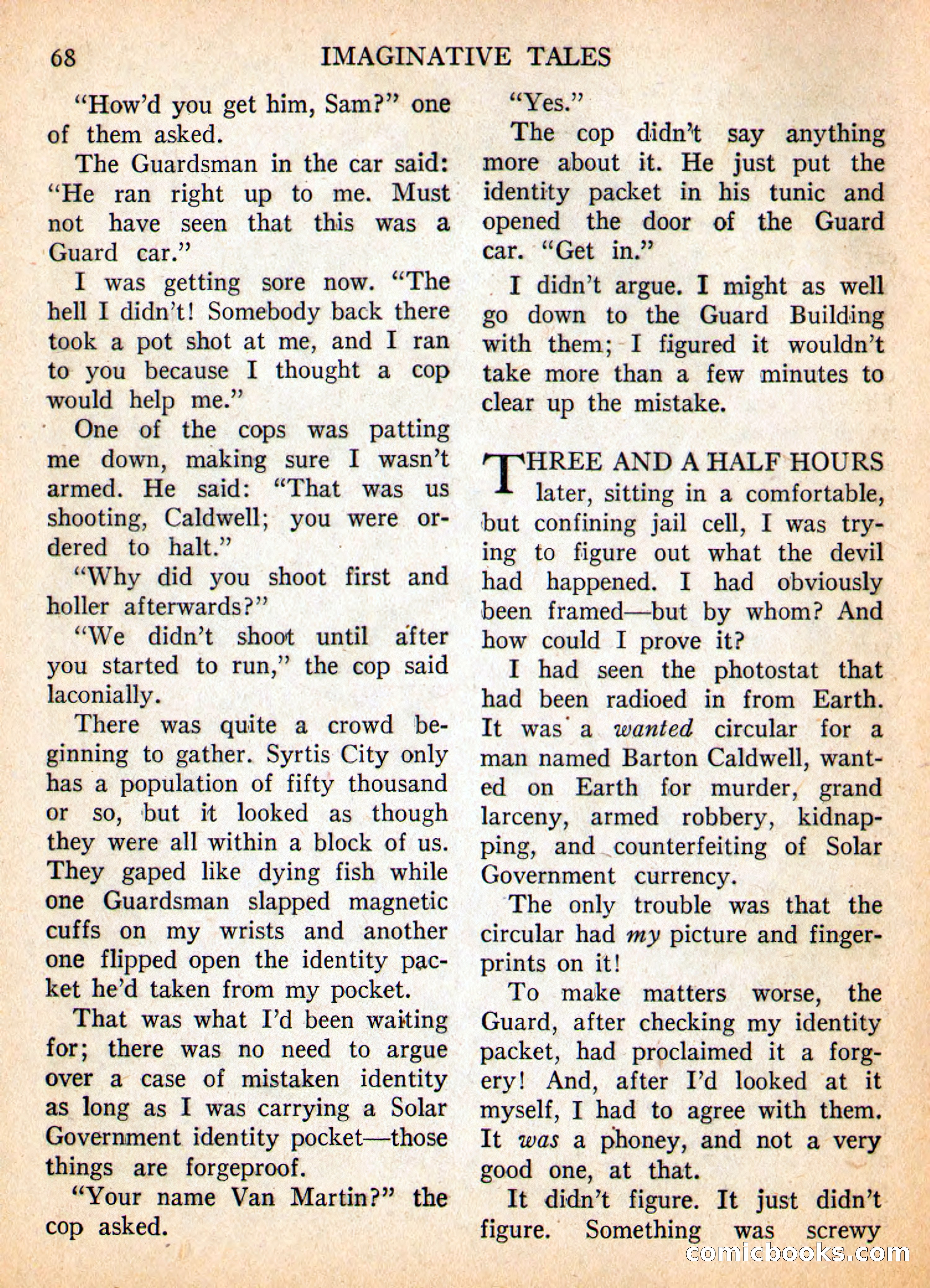 Imaginative Tales, May 1957 — page 68 of 132