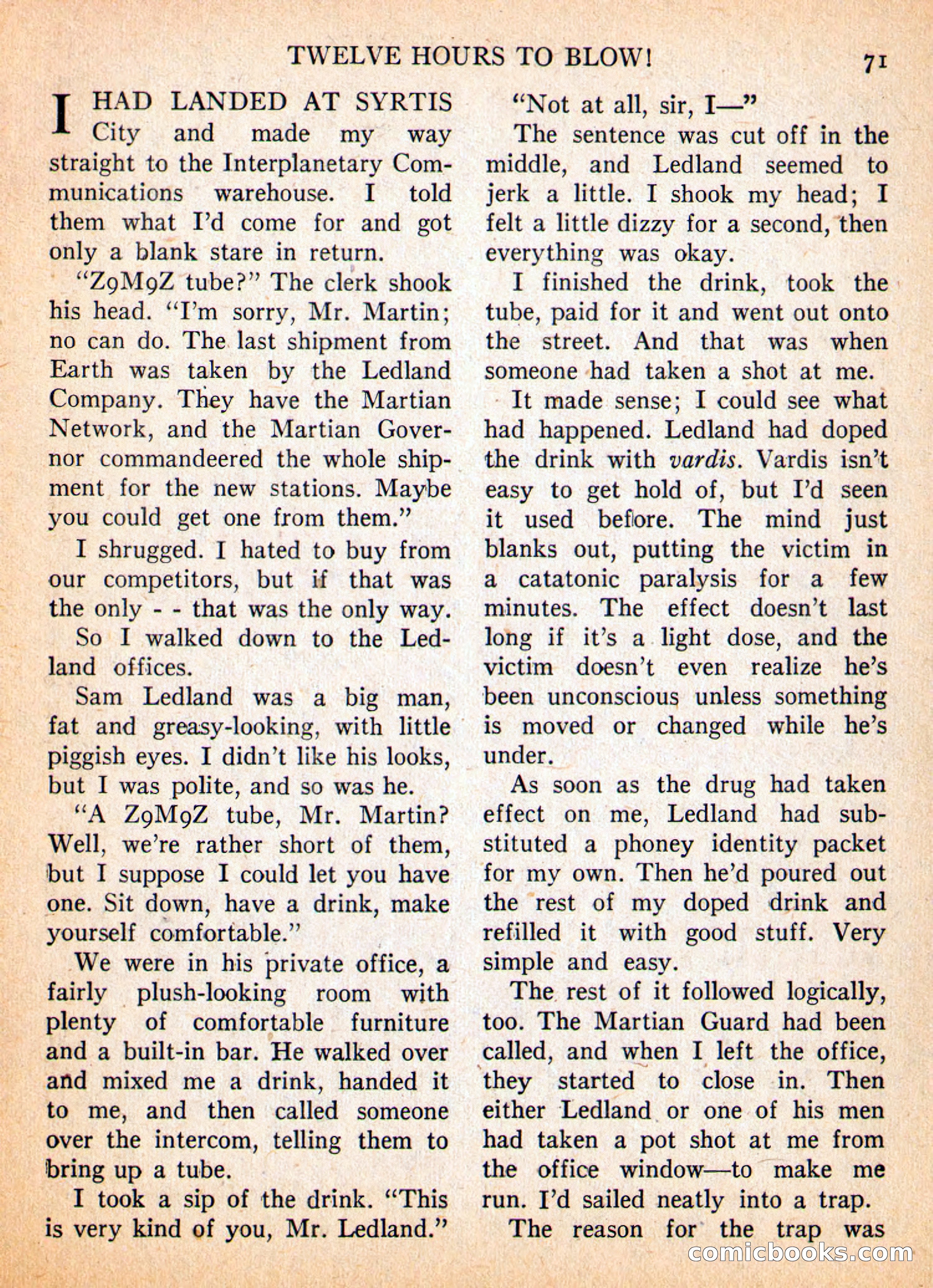 Imaginative Tales, May 1957 — page 71 of 132