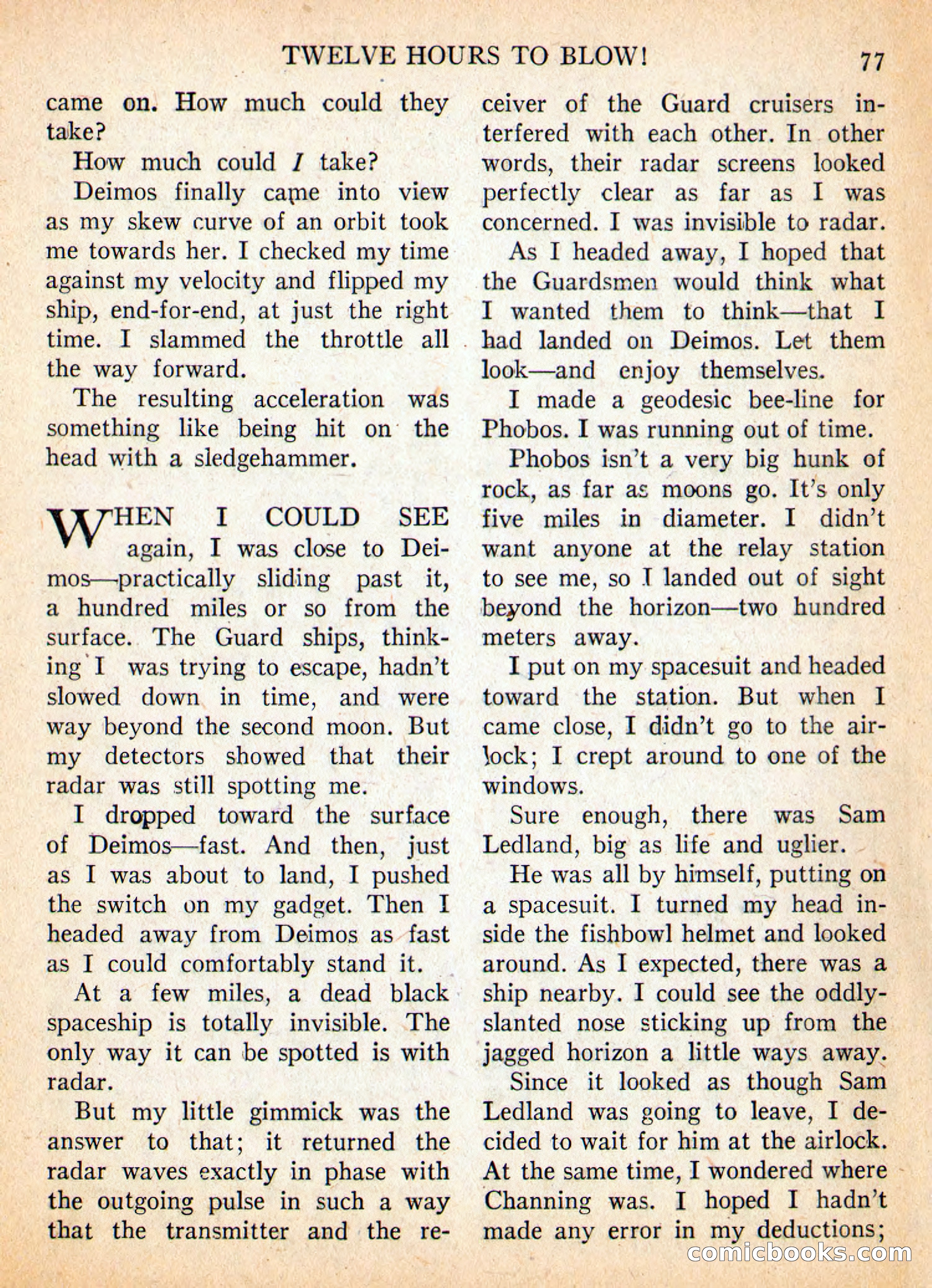Imaginative Tales, May 1957 — page 77 of 132