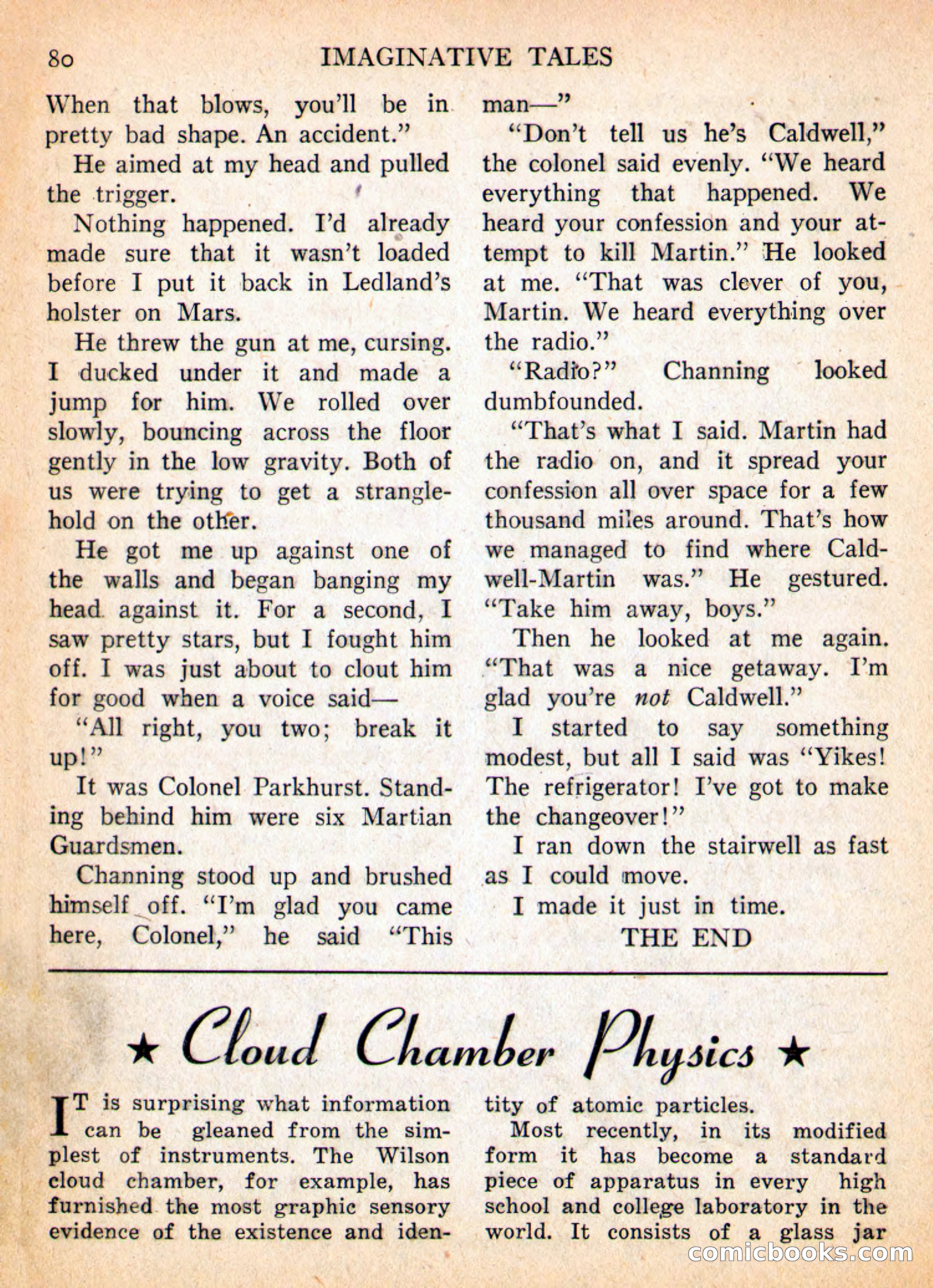 Imaginative Tales, May 1957 — page 80 of 132