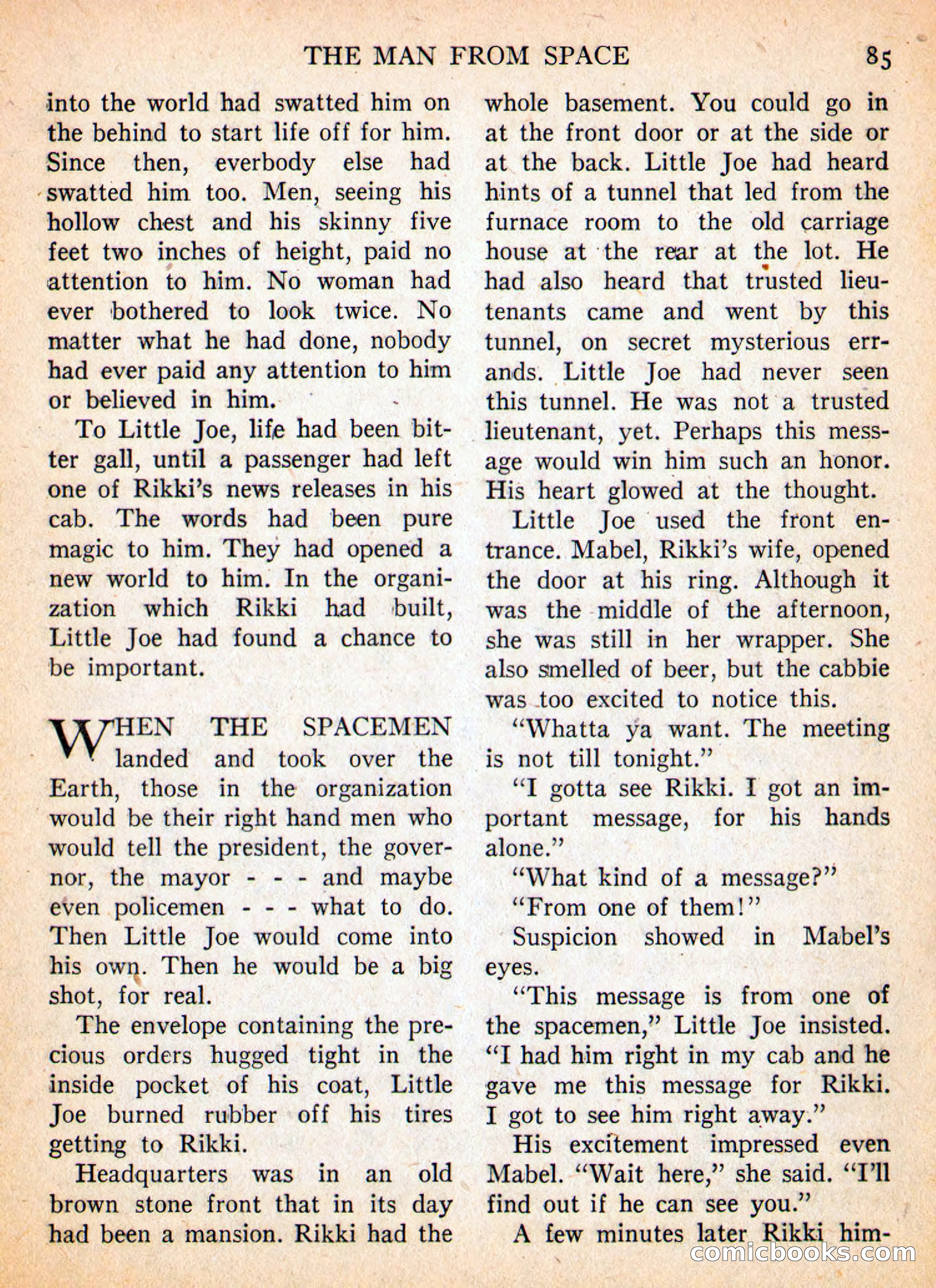 Imaginative Tales, May 1957 — page 85 of 132