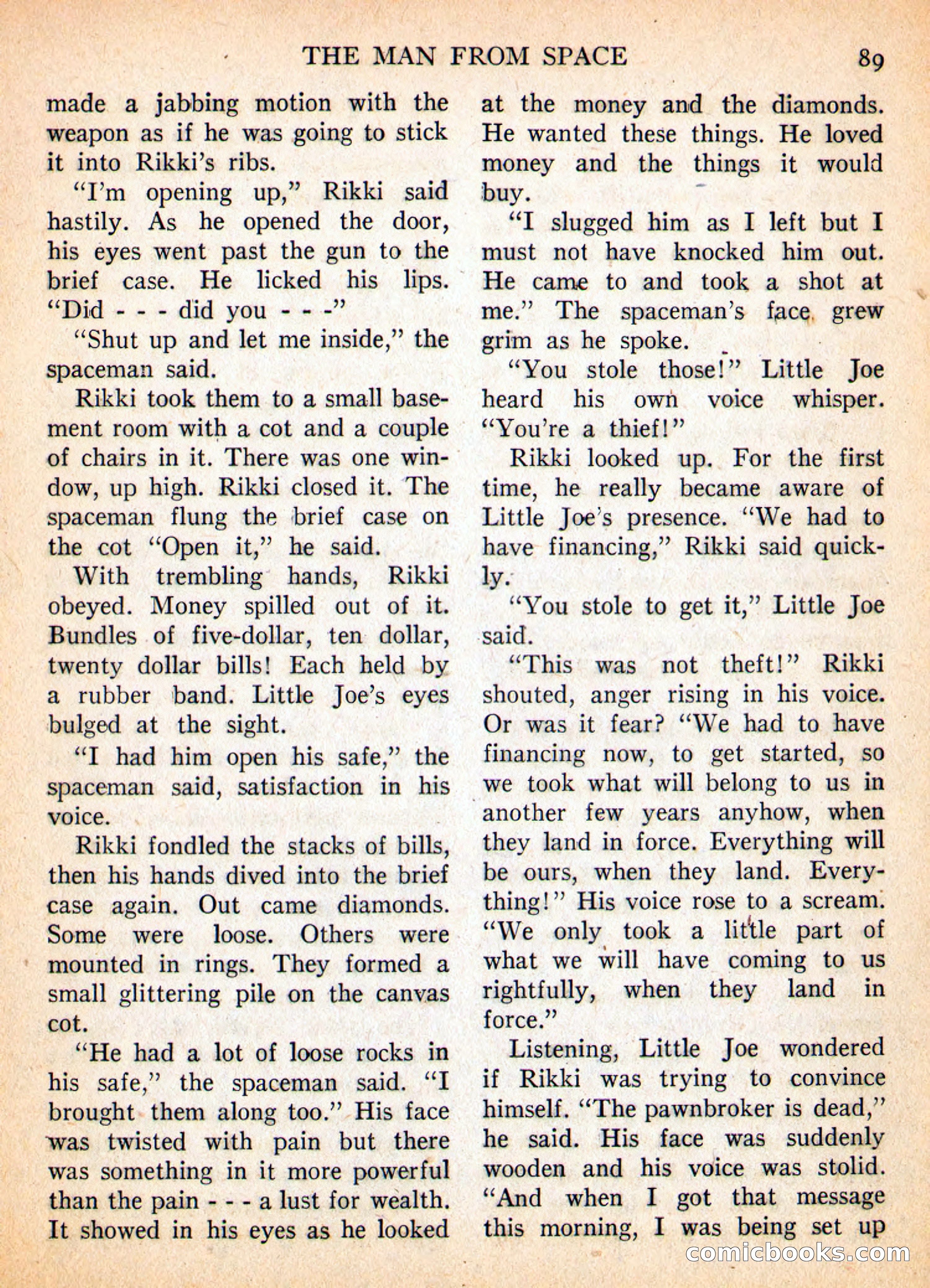 Imaginative Tales, May 1957 — page 89 of 132