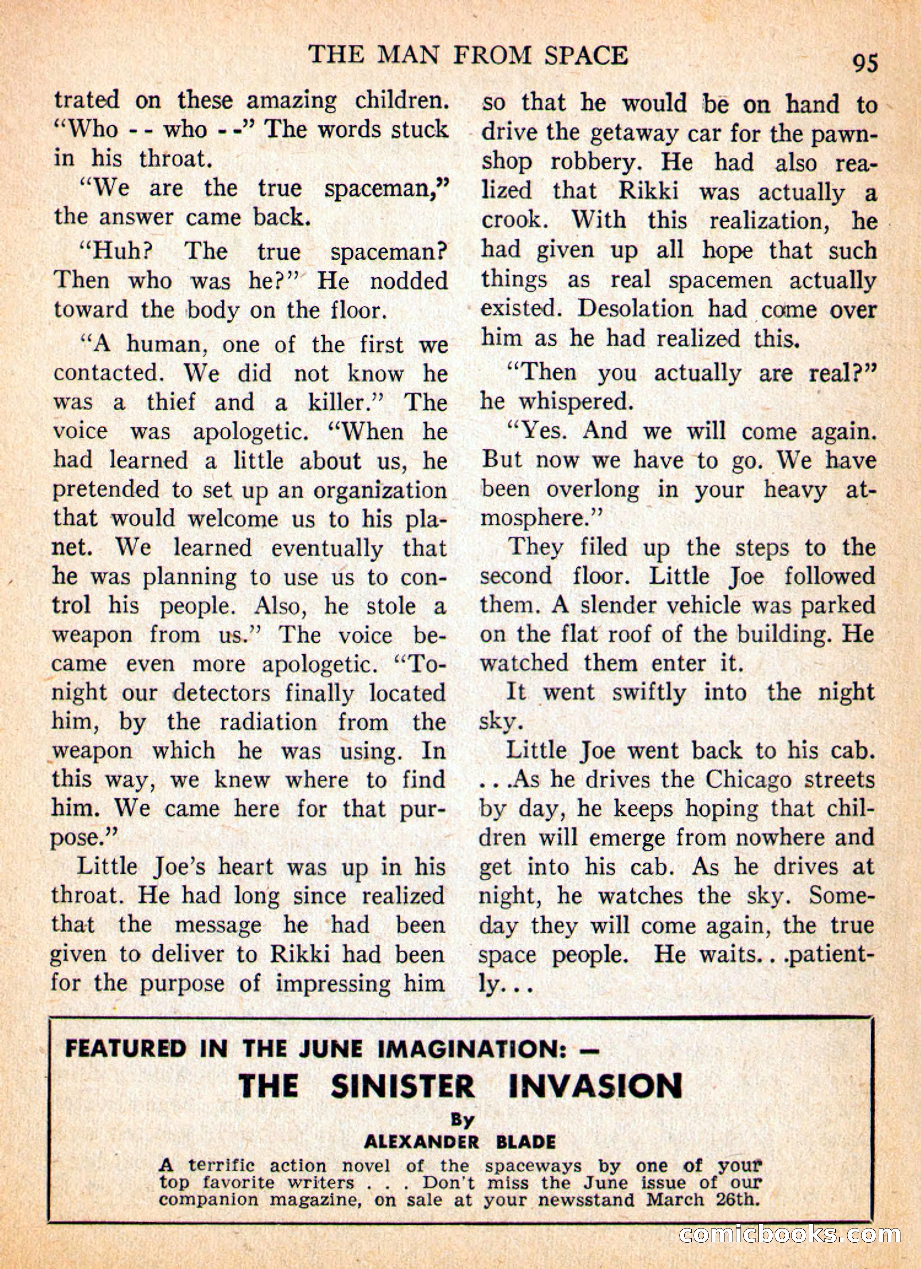Imaginative Tales, May 1957 — page 95 of 132
