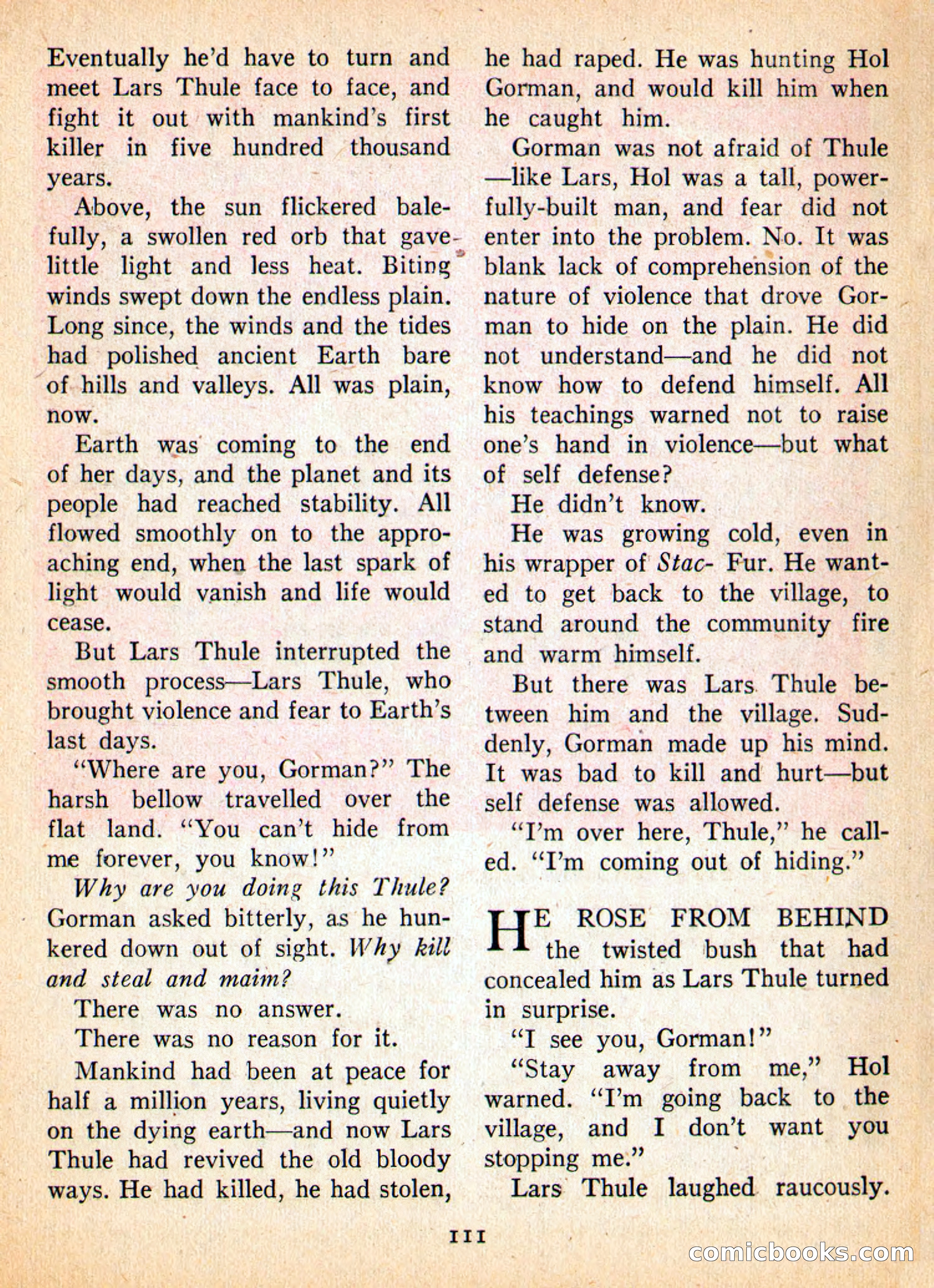 Imaginative Tales, May 1957 — page 111 of 132