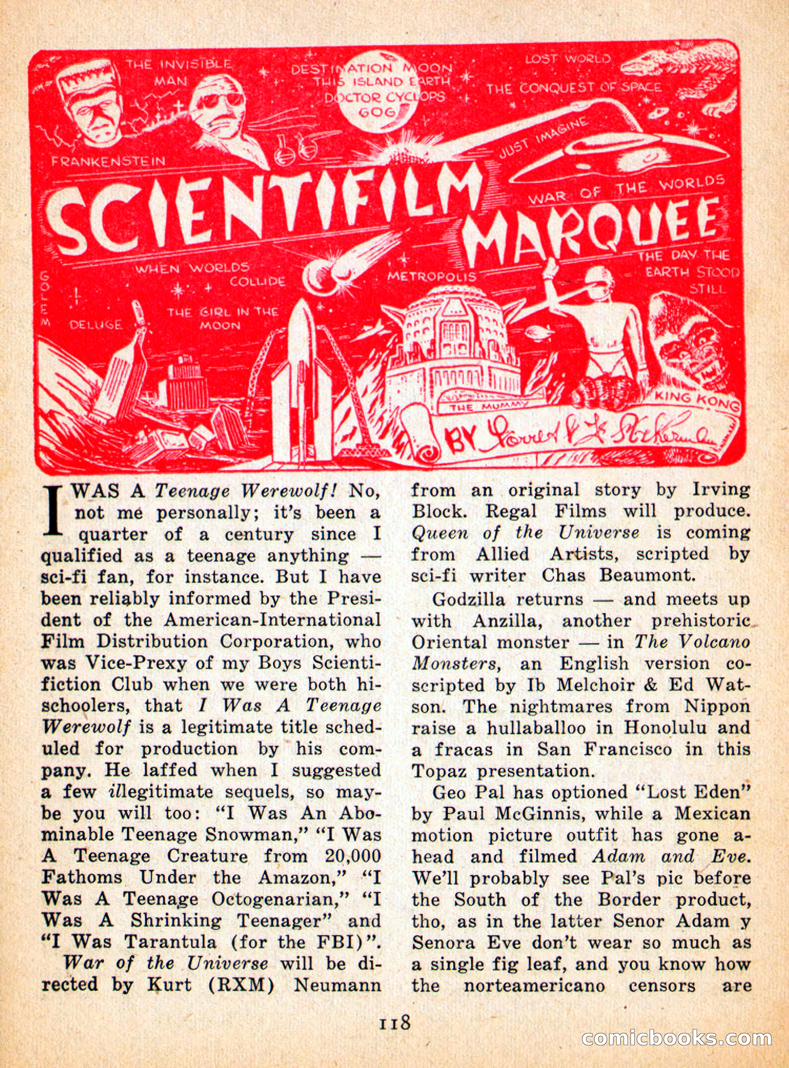 Imaginative Tales, May 1957 — page 118 of 132