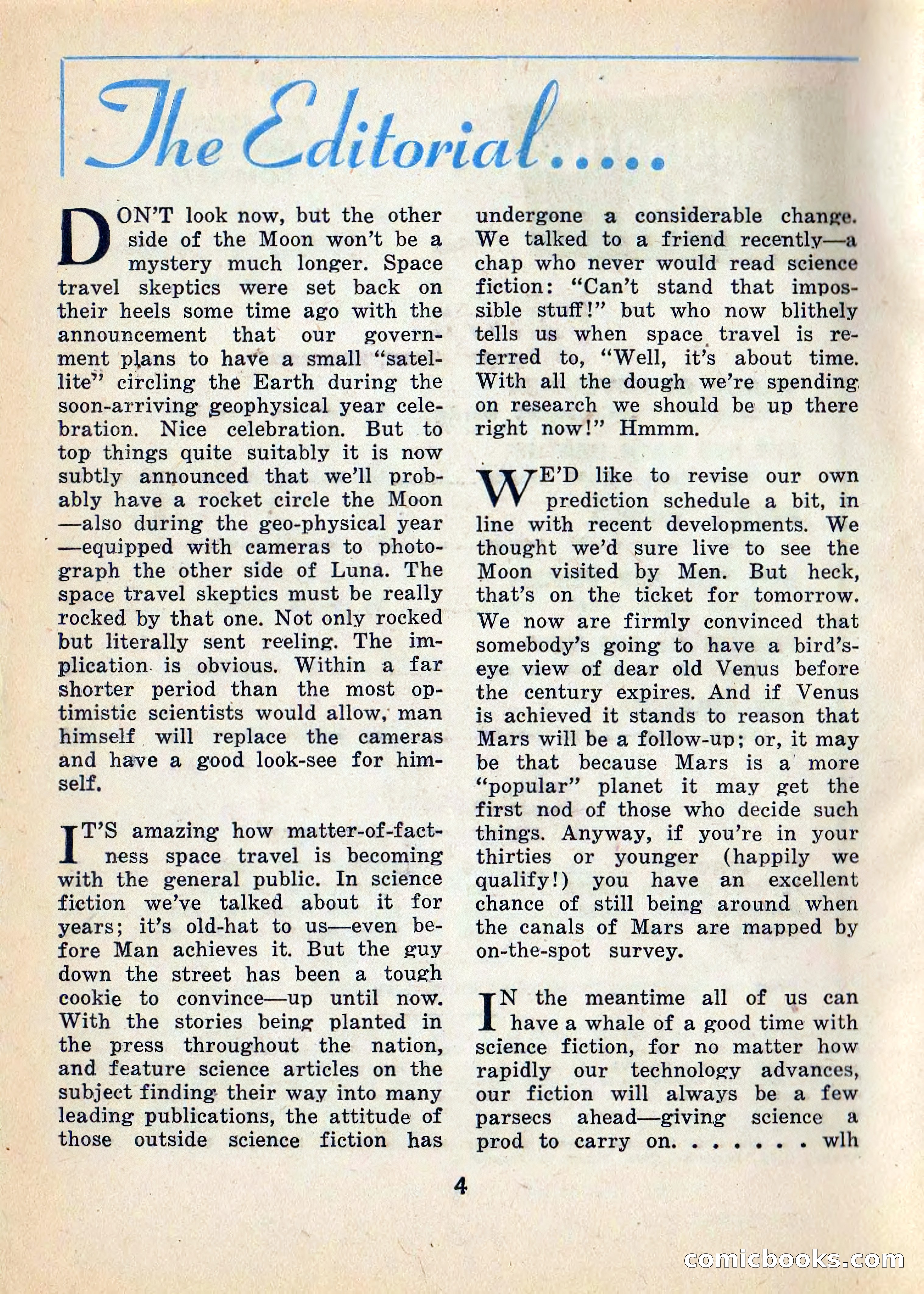 Imaginative Tales, July 1957 — page 5 of 133