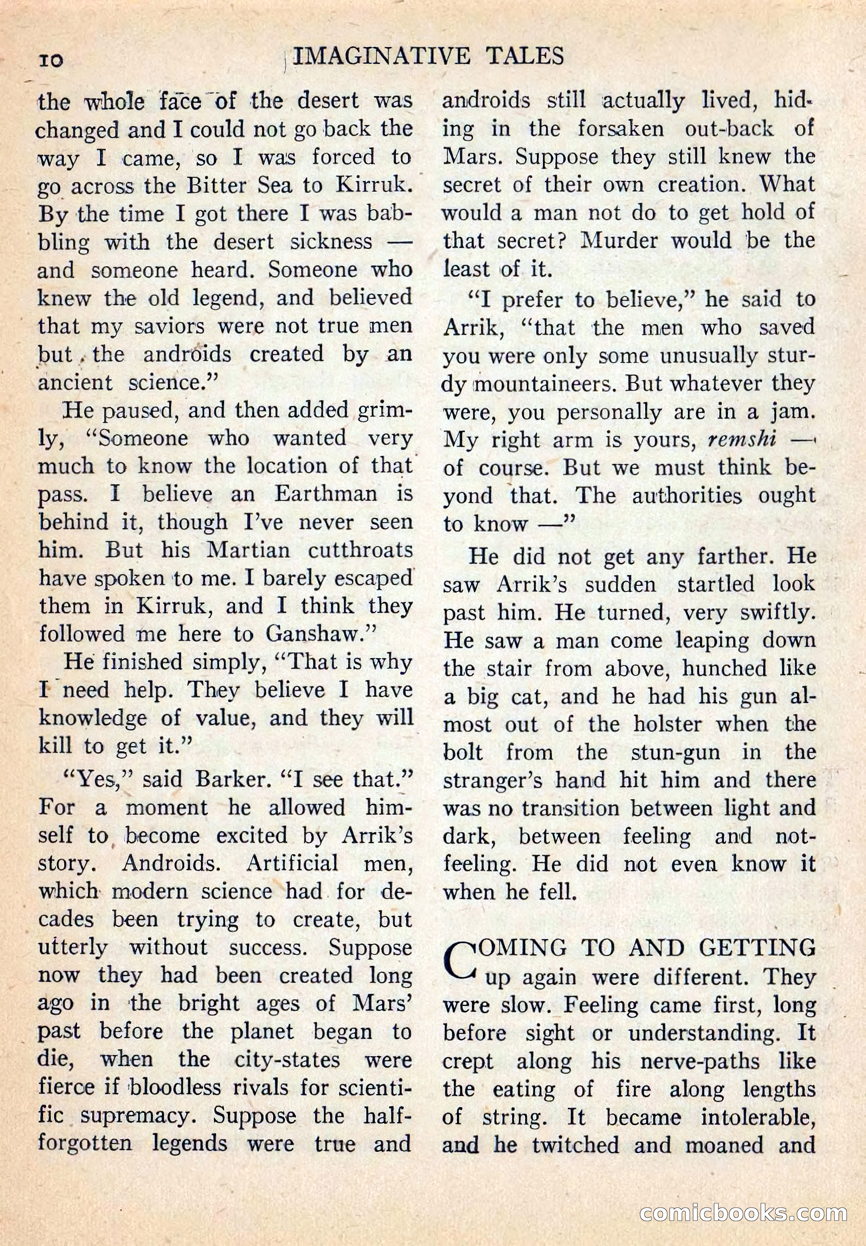 Imaginative Tales, July 1957 — page 11 of 133