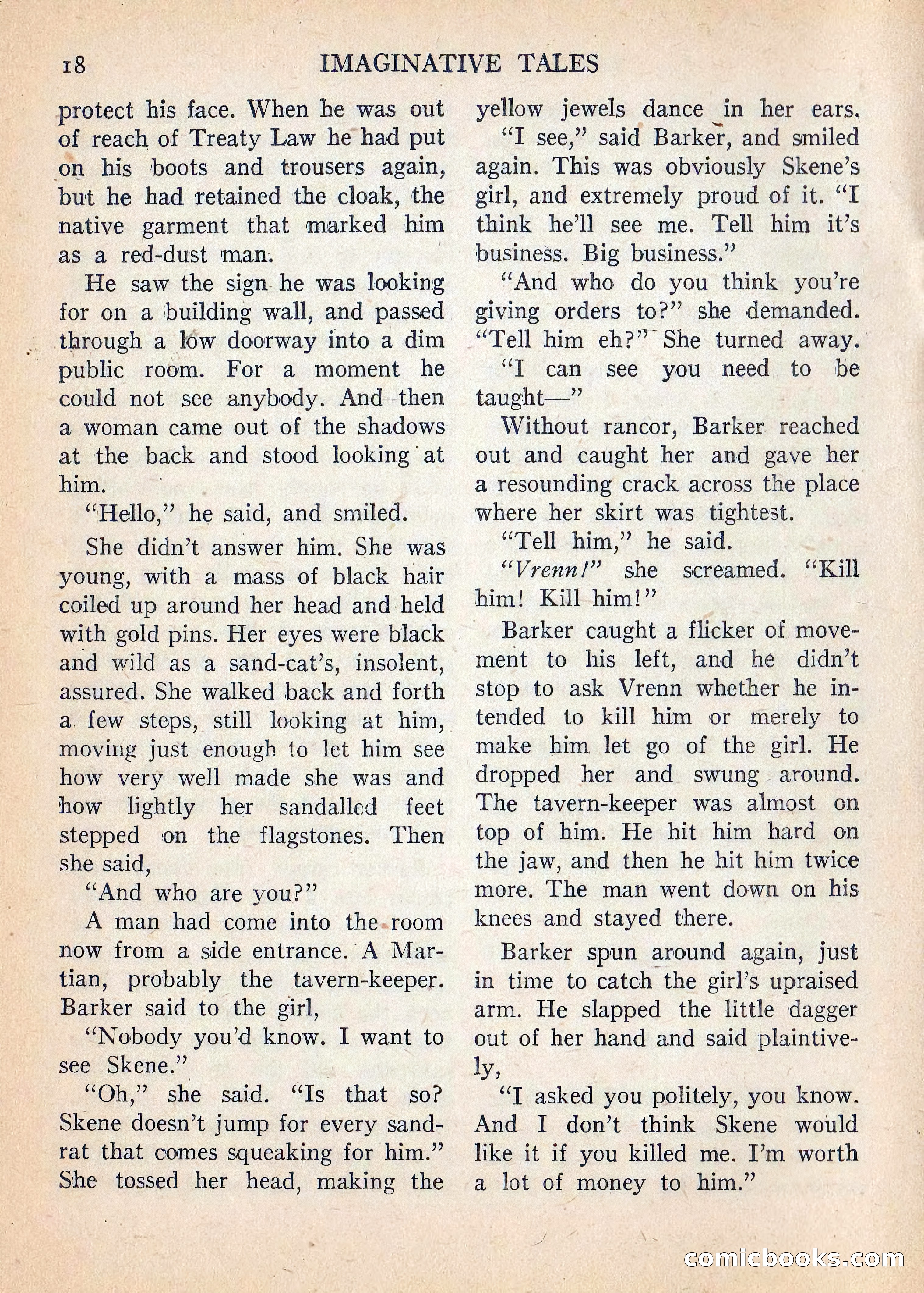 Imaginative Tales, July 1957 — page 19 of 133