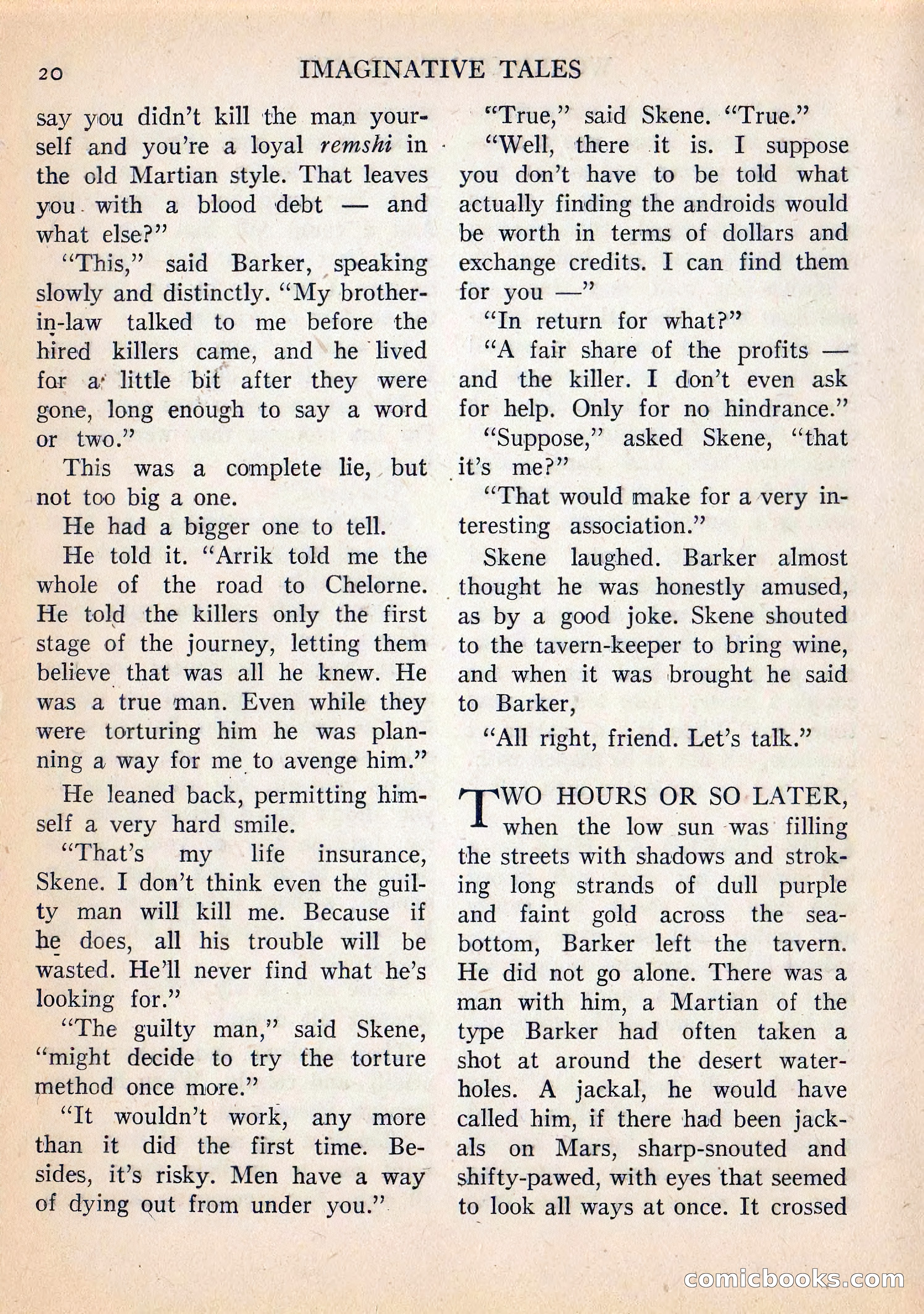 Imaginative Tales, July 1957 — page 21 of 133