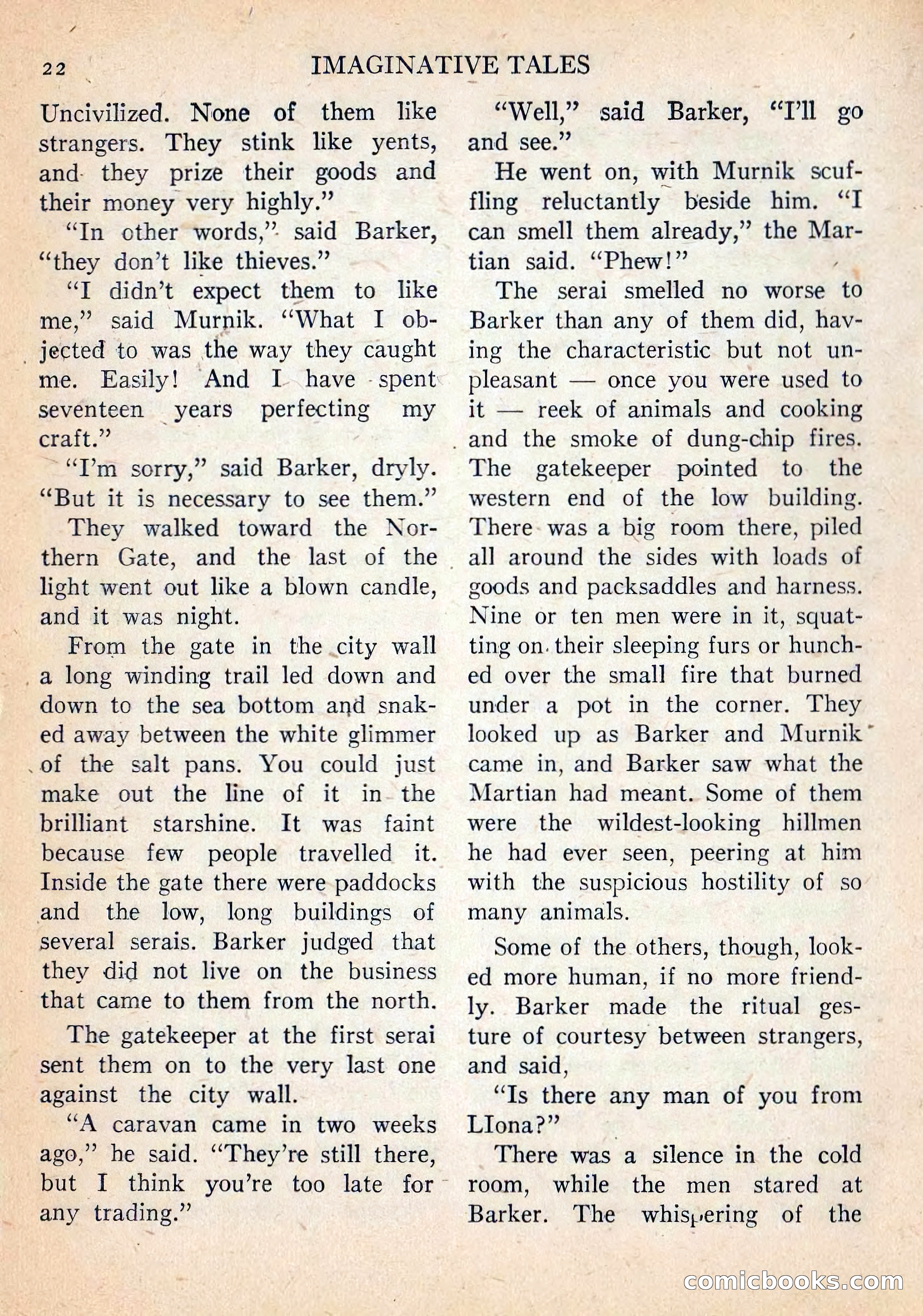 Imaginative Tales, July 1957 — page 23 of 133