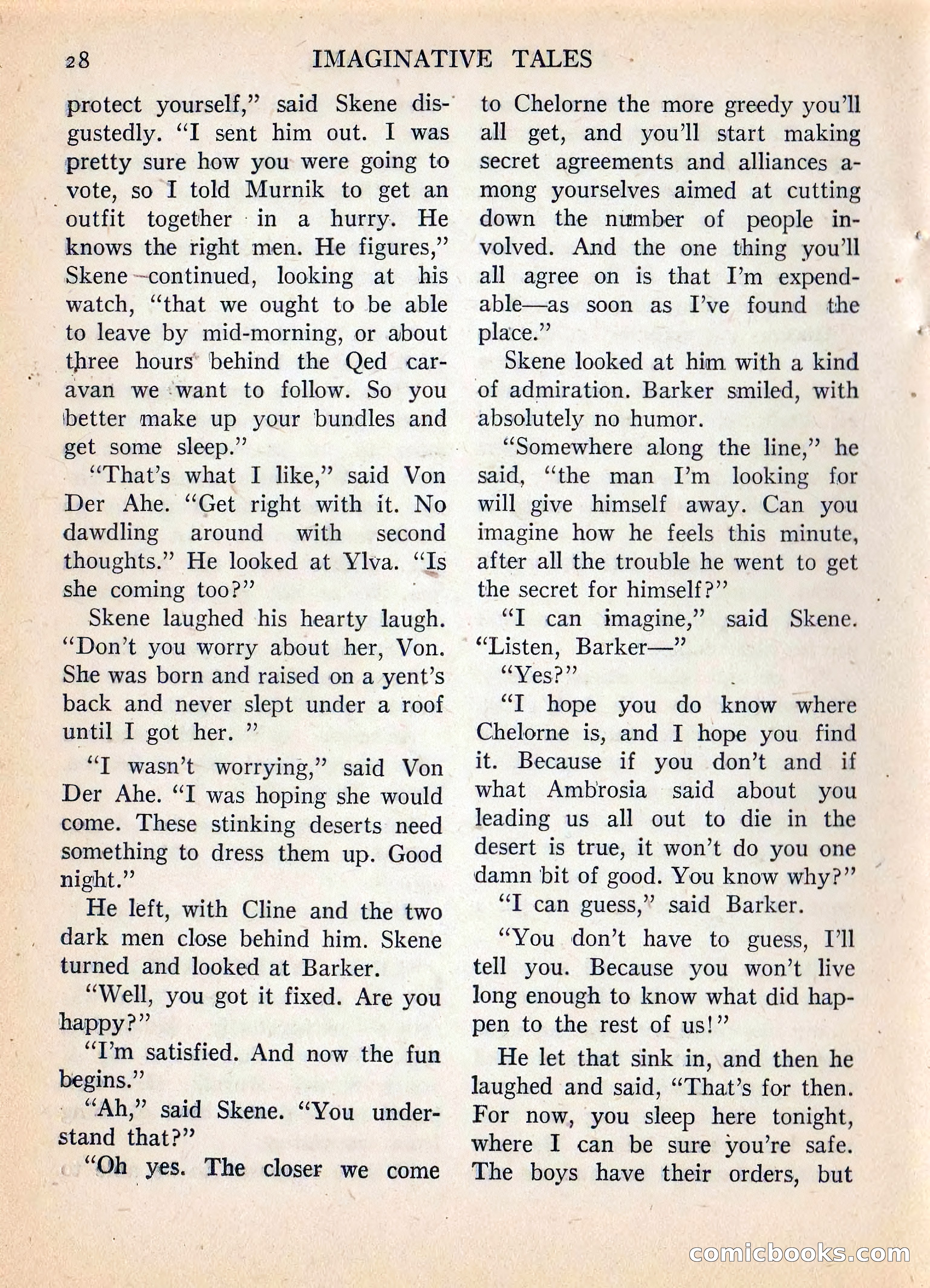 Imaginative Tales, July 1957 — page 29 of 133