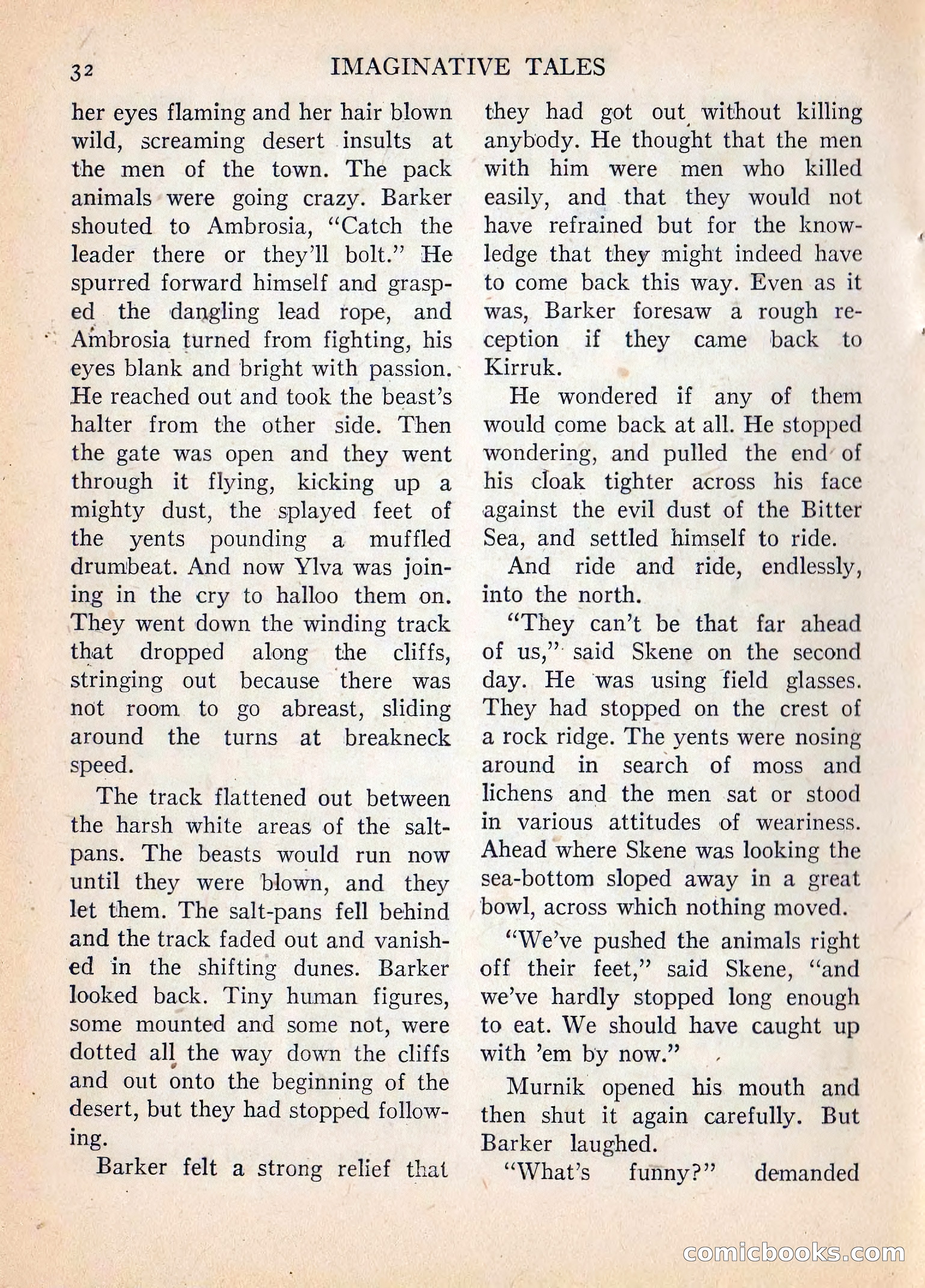 Imaginative Tales, July 1957 — page 33 of 133
