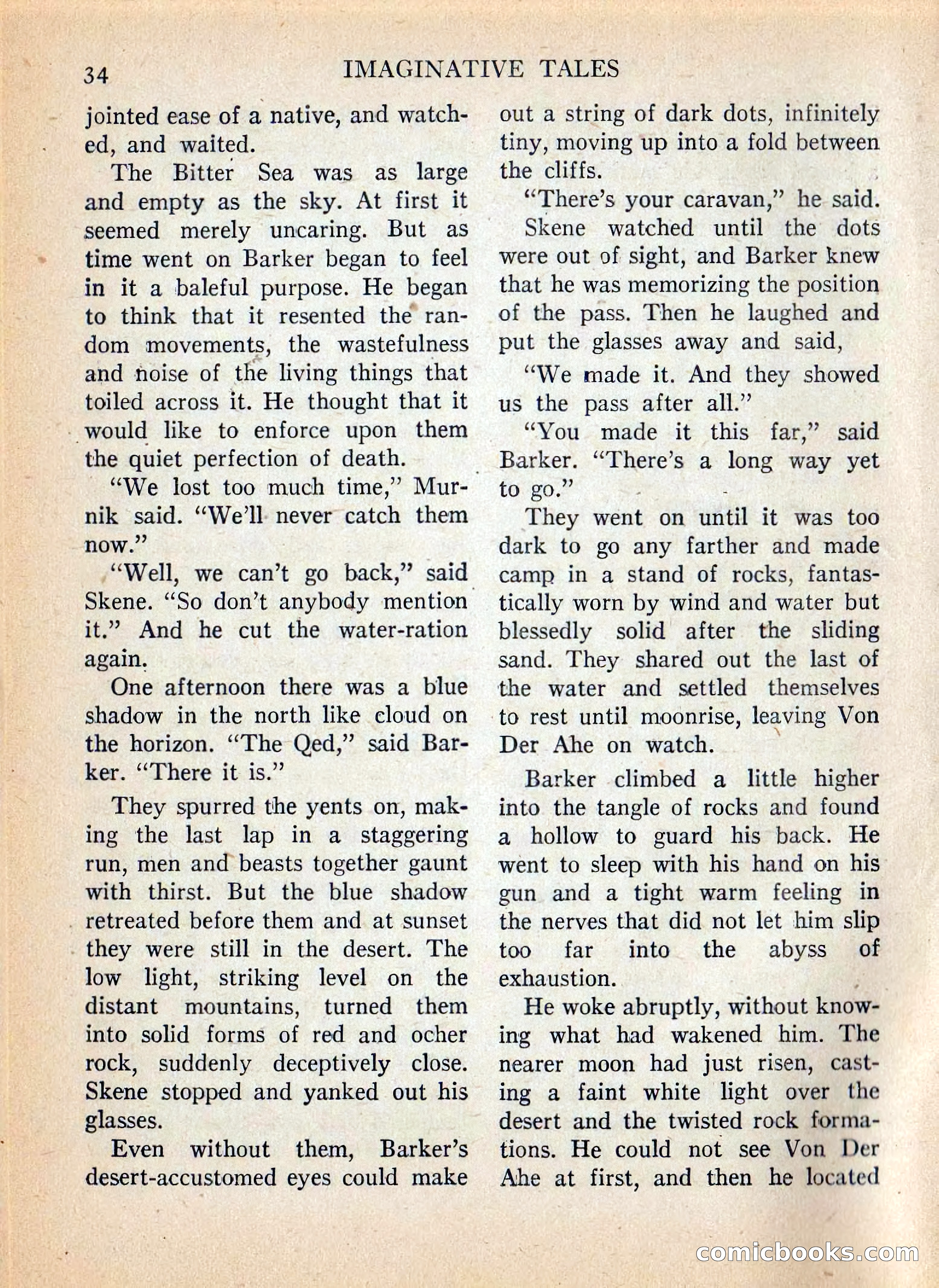 Imaginative Tales, July 1957 — page 35 of 133