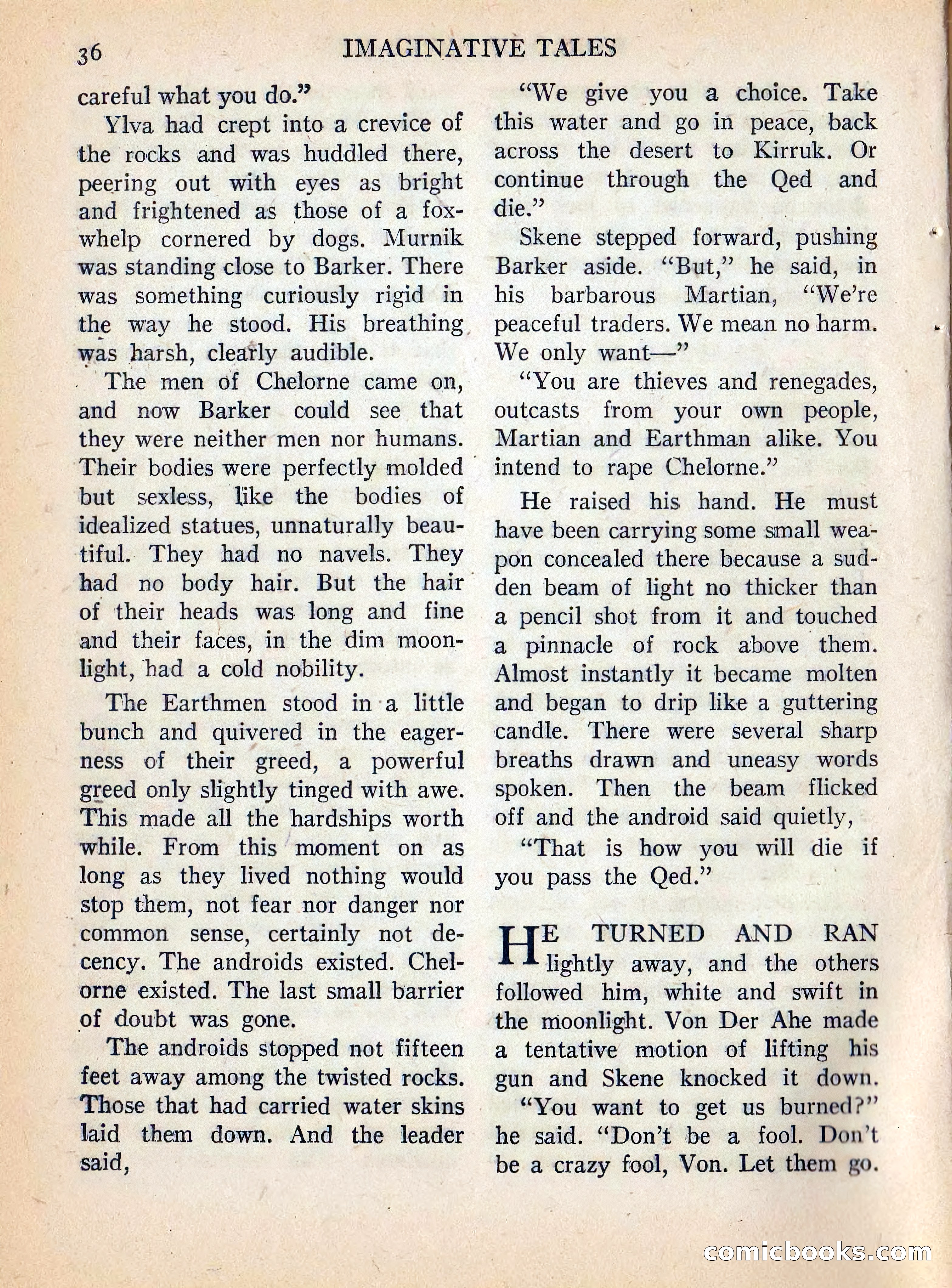 Imaginative Tales, July 1957 — page 37 of 133