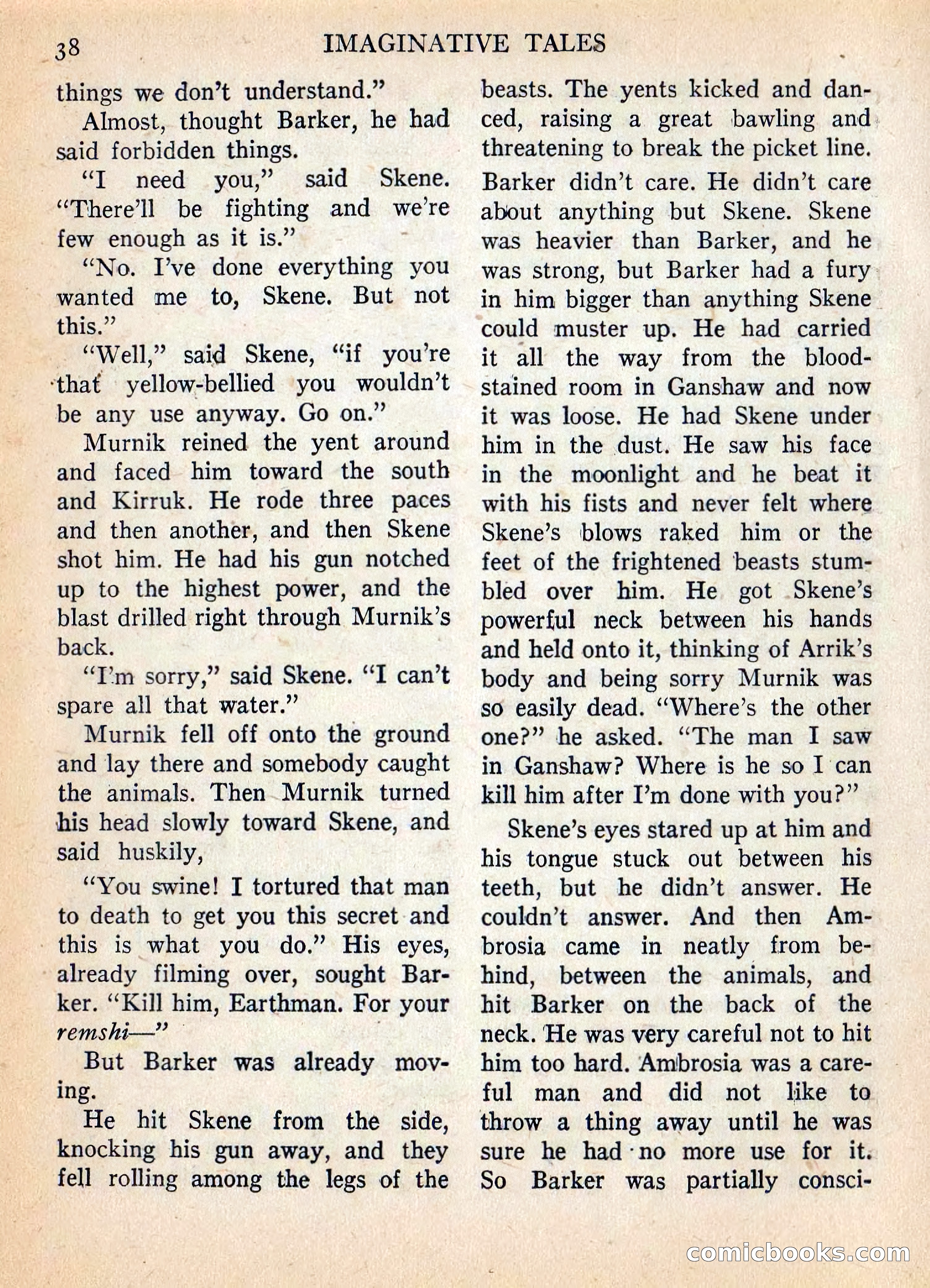 Imaginative Tales, July 1957 — page 39 of 133