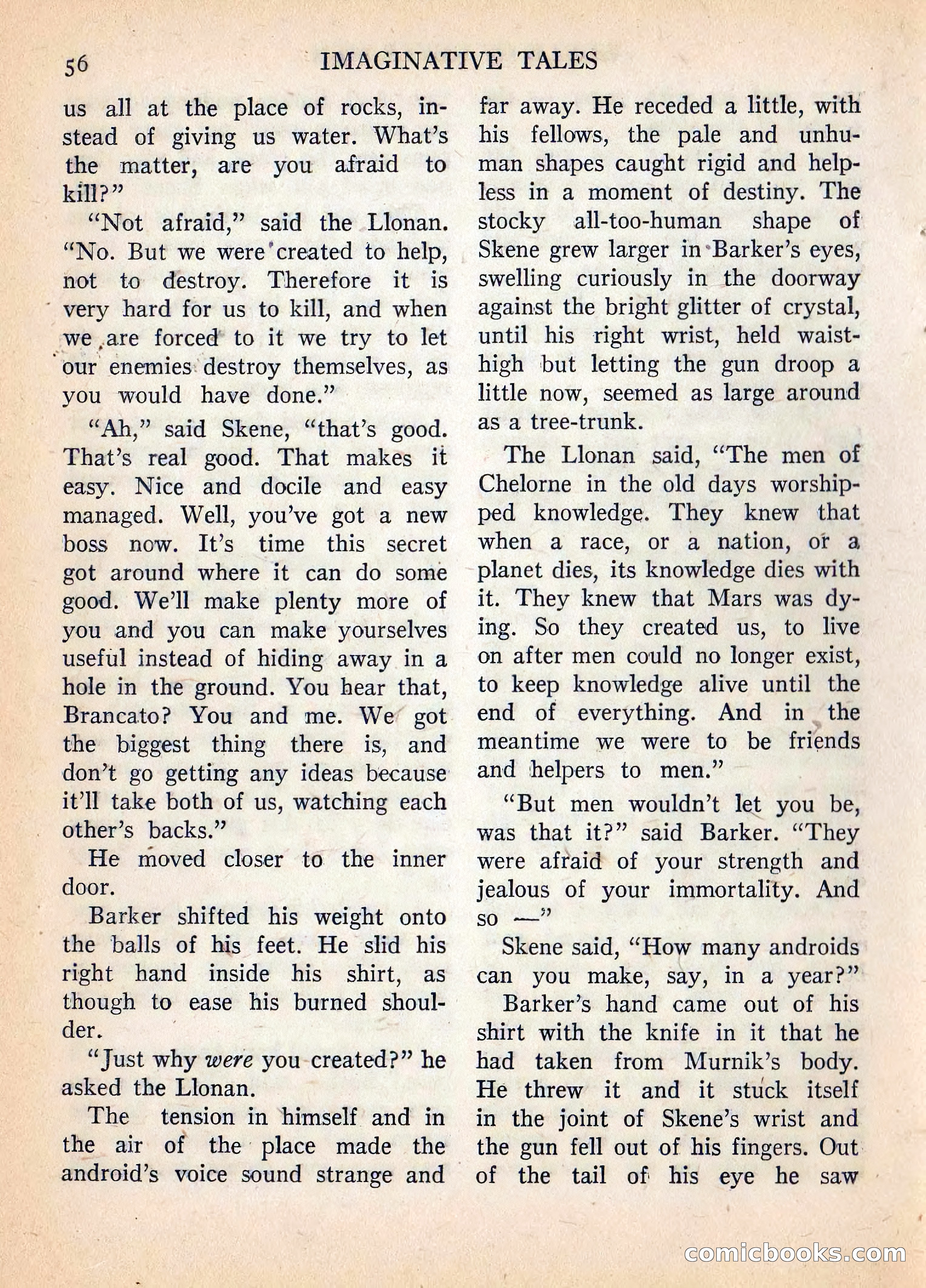 Imaginative Tales, July 1957 — page 57 of 133