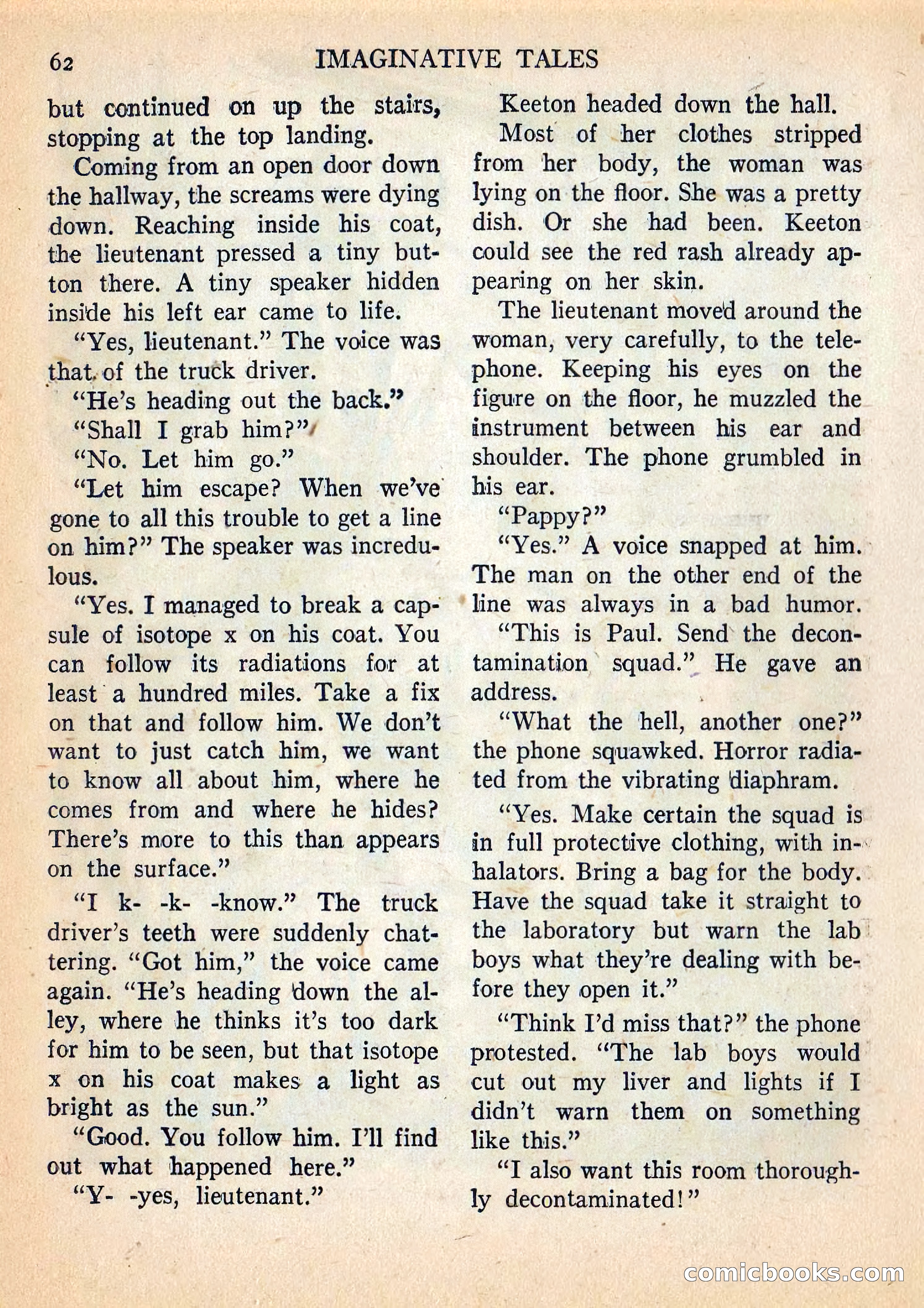 Imaginative Tales, July 1957 — page 63 of 133