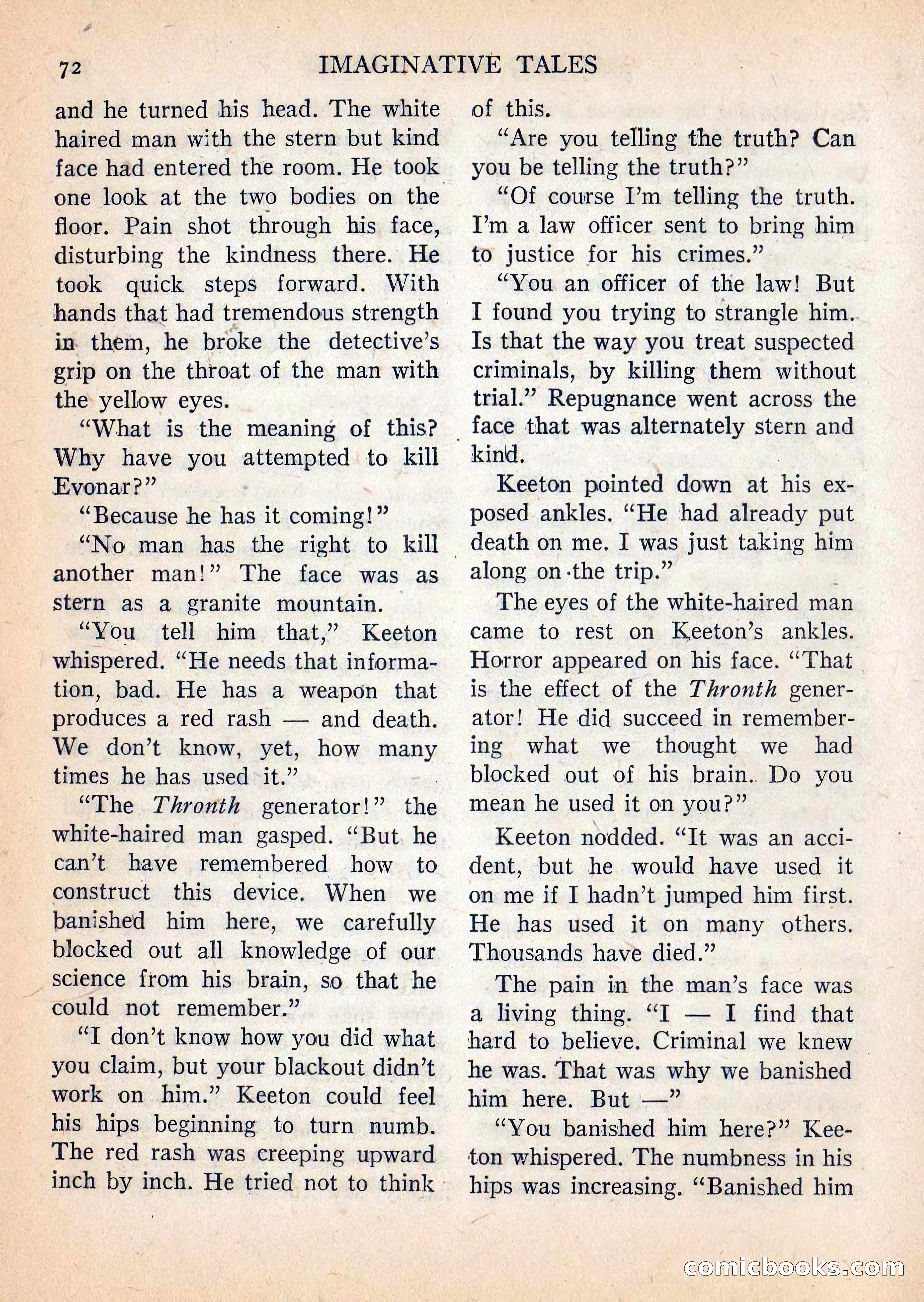 Imaginative Tales, July 1957 — page 73 of 133