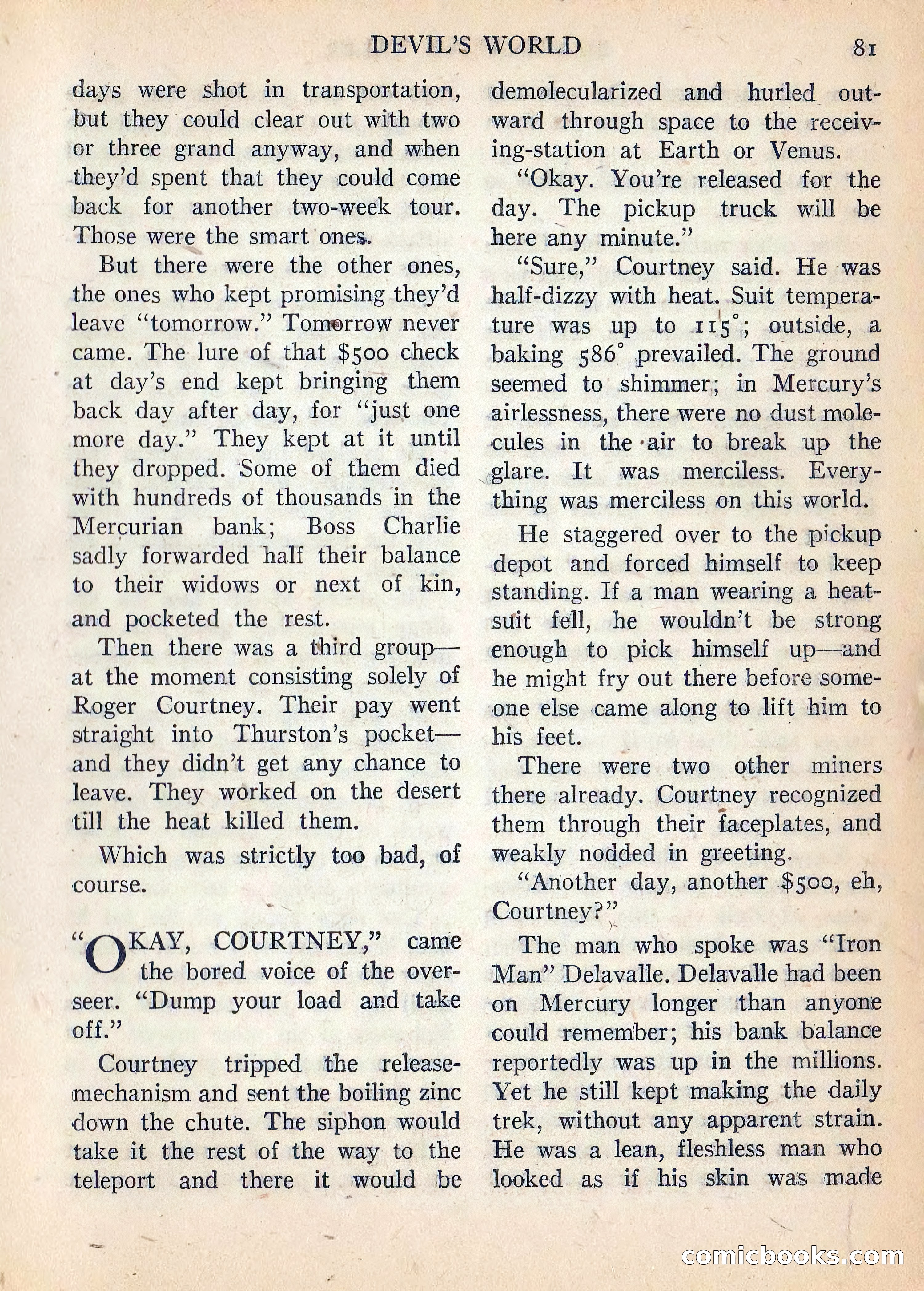Imaginative Tales, July 1957 — page 82 of 133
