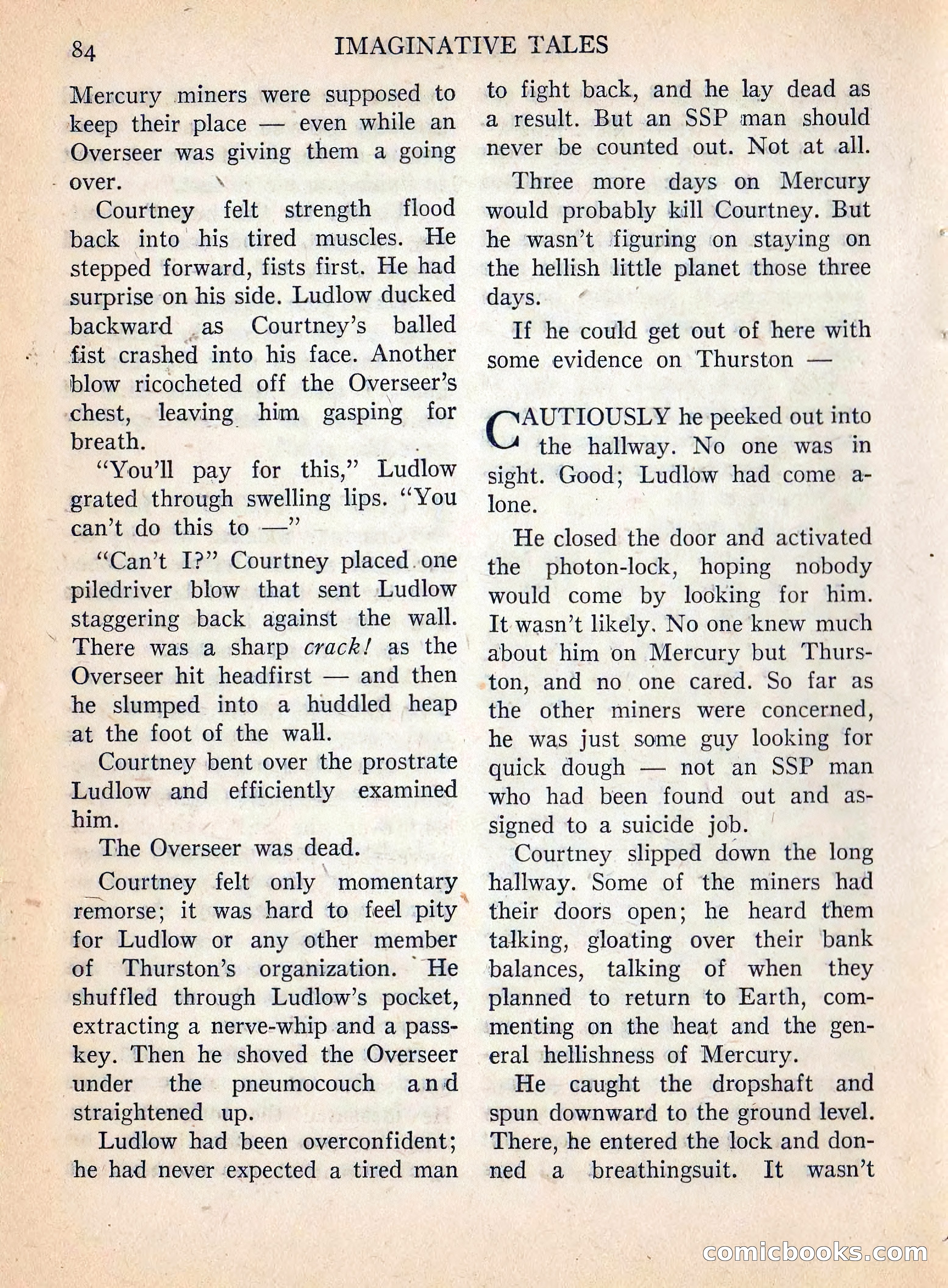 Imaginative Tales, July 1957 — page 85 of 133
