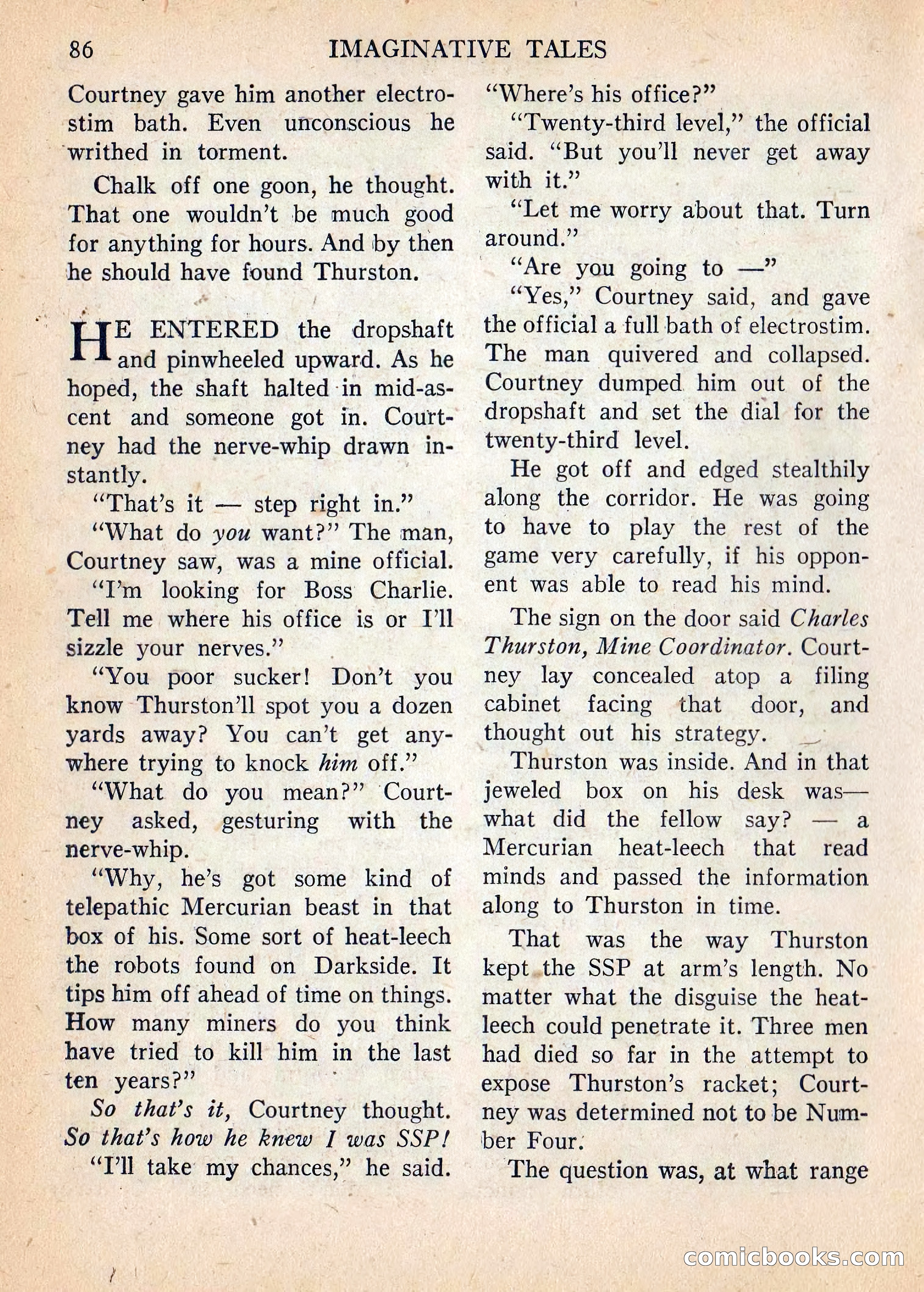 Imaginative Tales, July 1957 — page 87 of 133