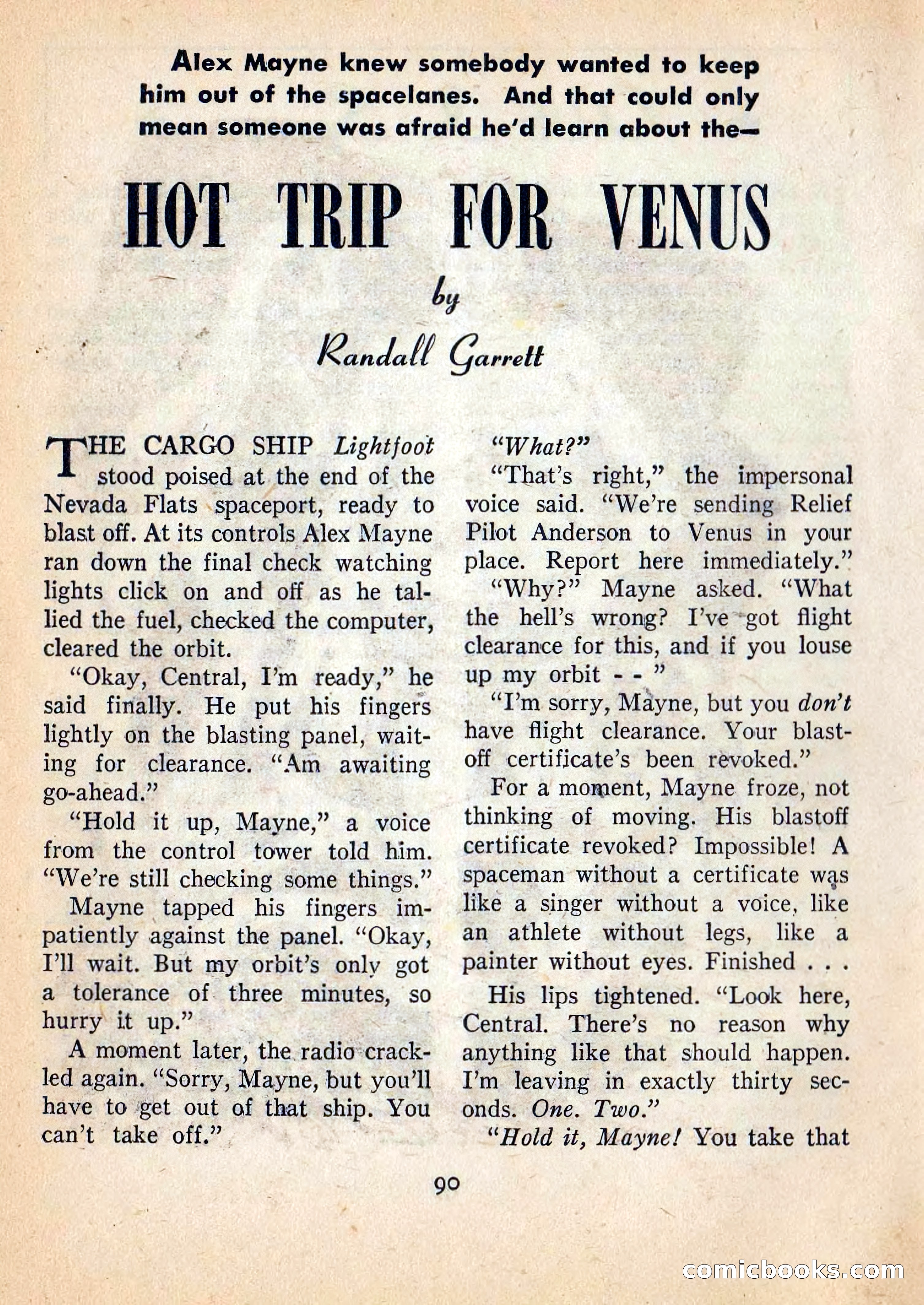 Imaginative Tales, July 1957 — page 91 of 133