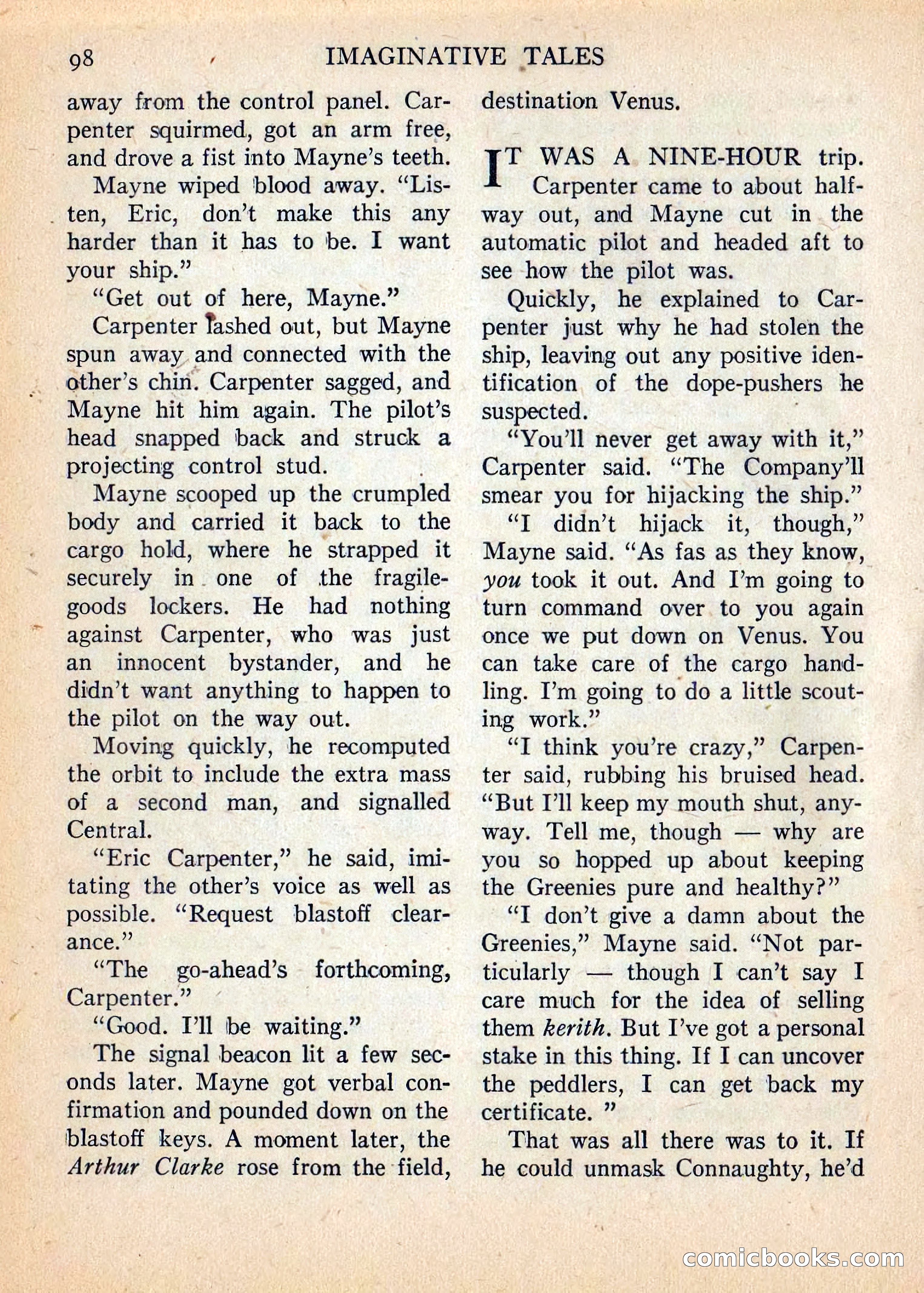 Imaginative Tales, July 1957 — page 99 of 133