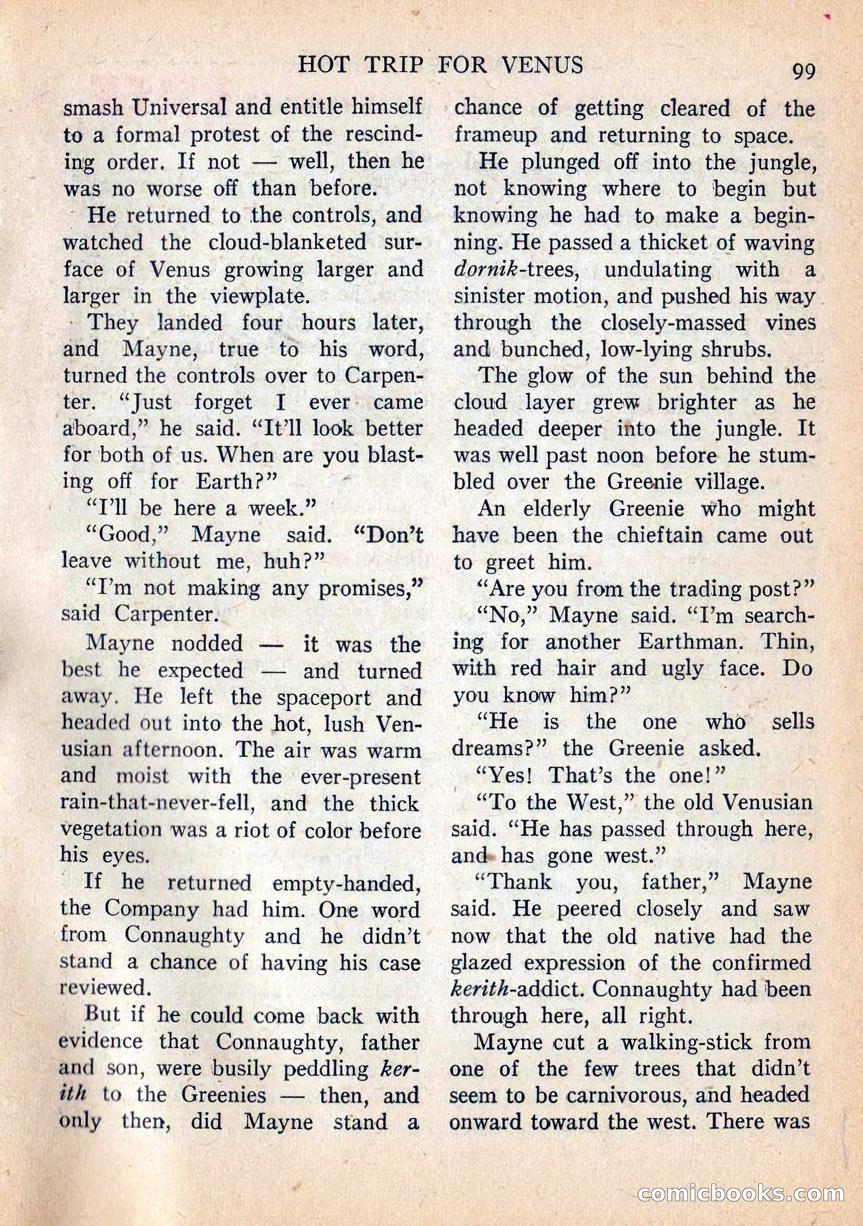 Imaginative Tales, July 1957 — page 100 of 133
