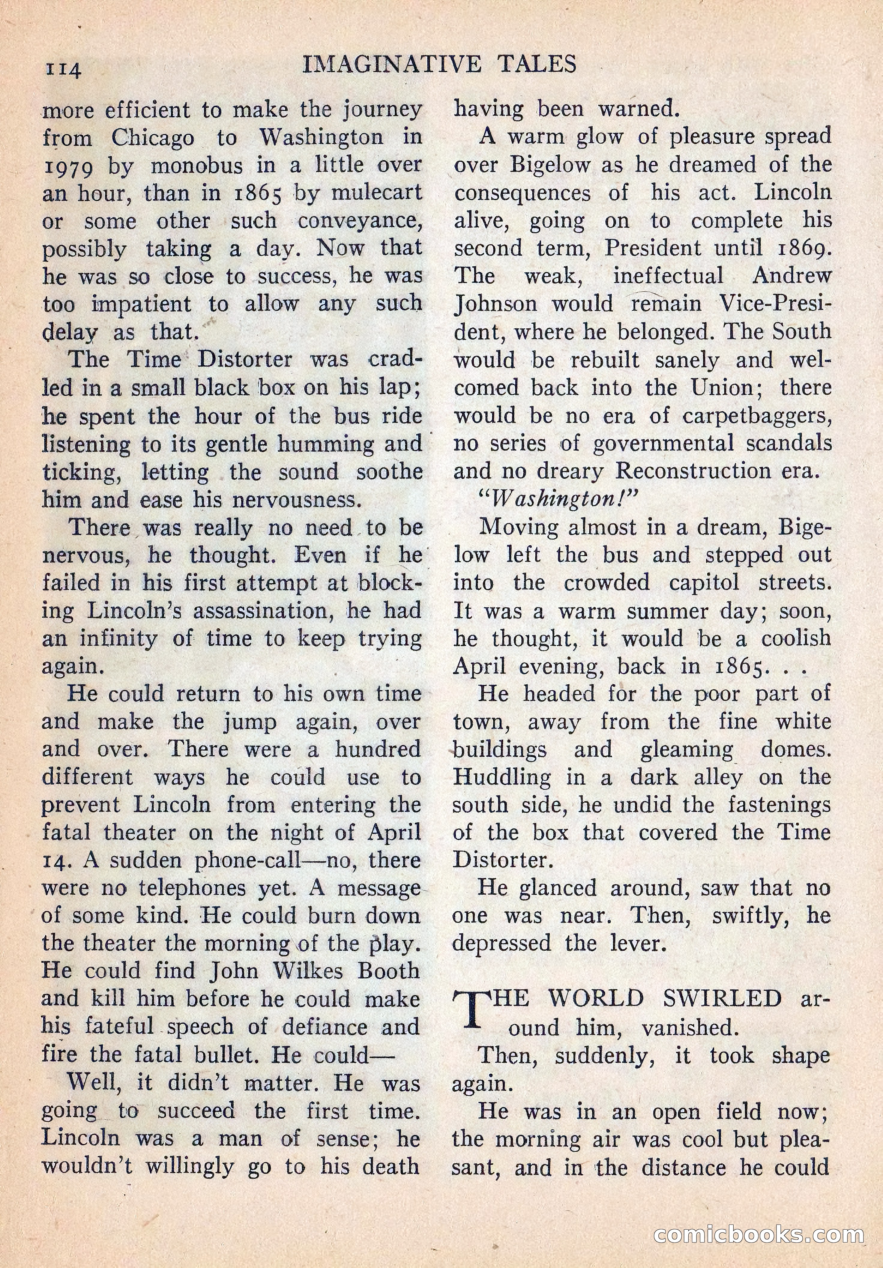 Imaginative Tales, July 1957 — page 115 of 133