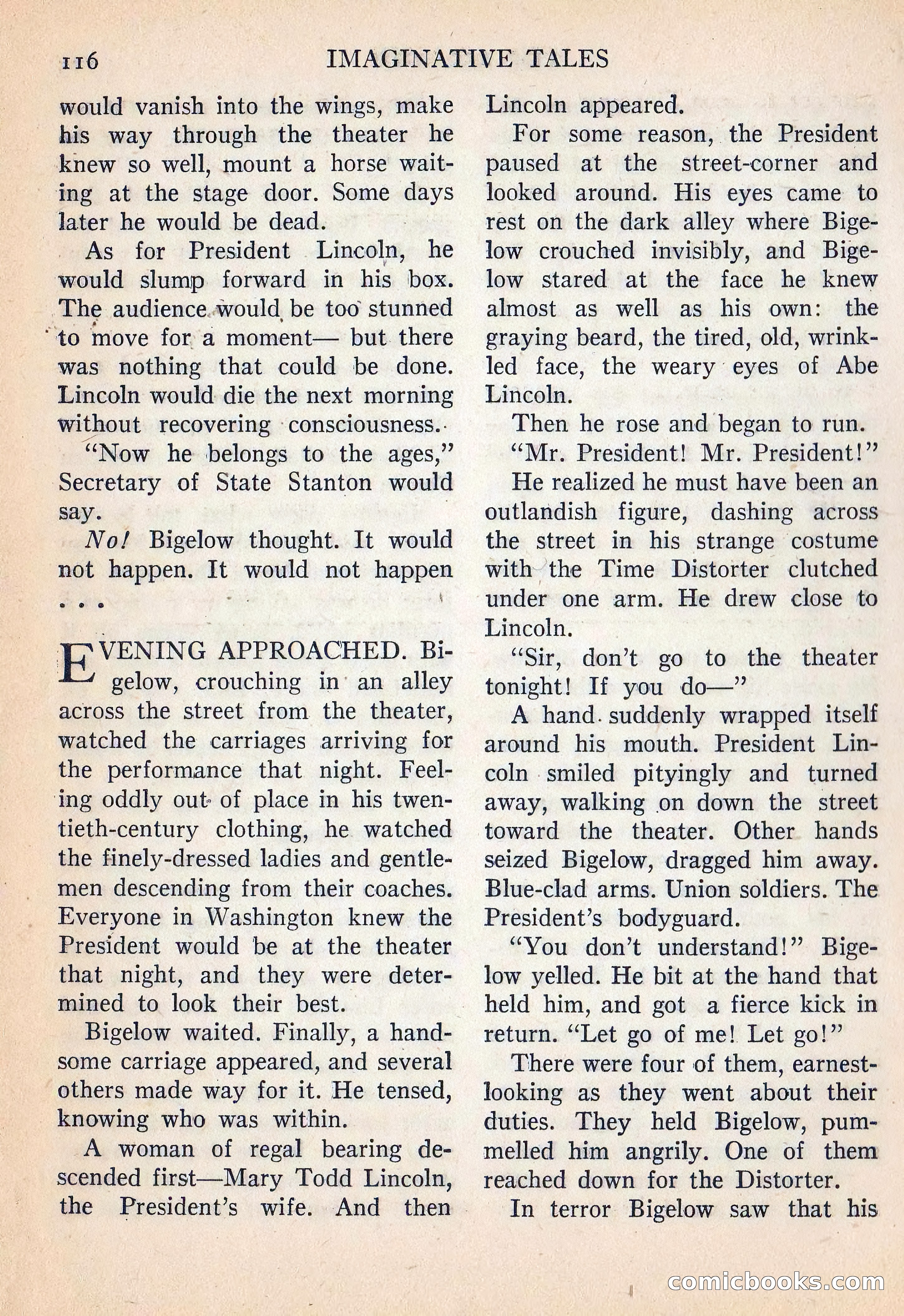 Imaginative Tales, July 1957 — page 117 of 133