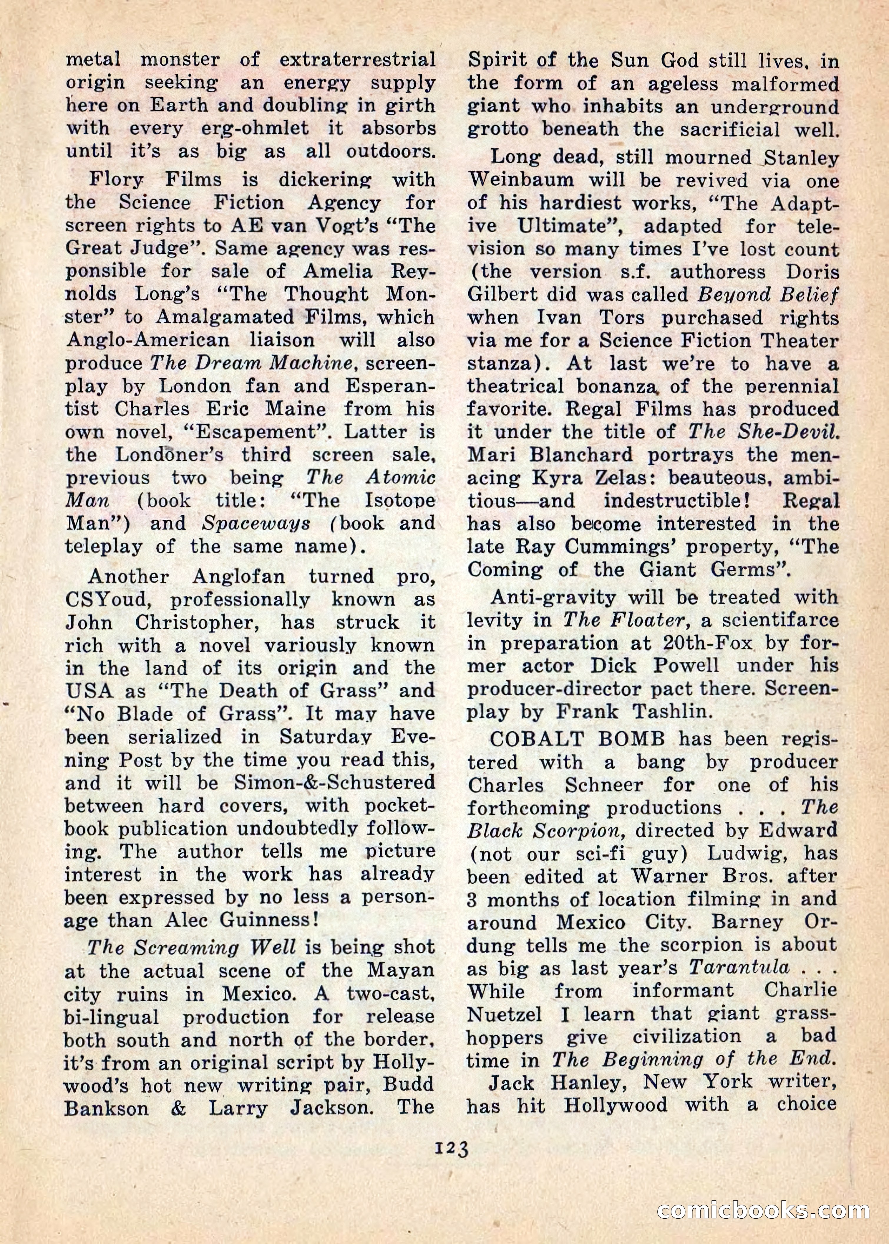 Imaginative Tales, July 1957 — page 124 of 133