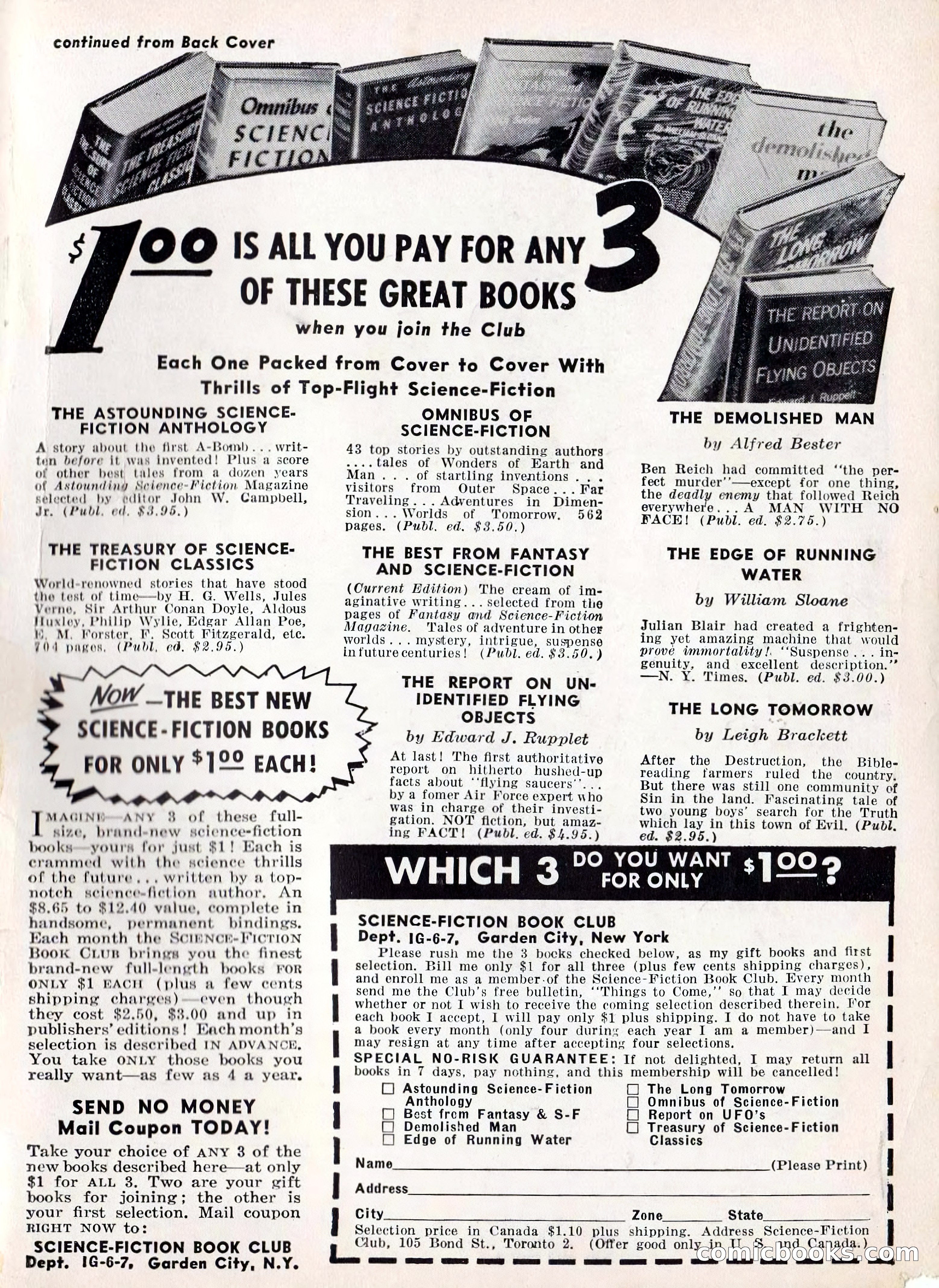Imaginative Tales, July 1957 — page 132 of 133