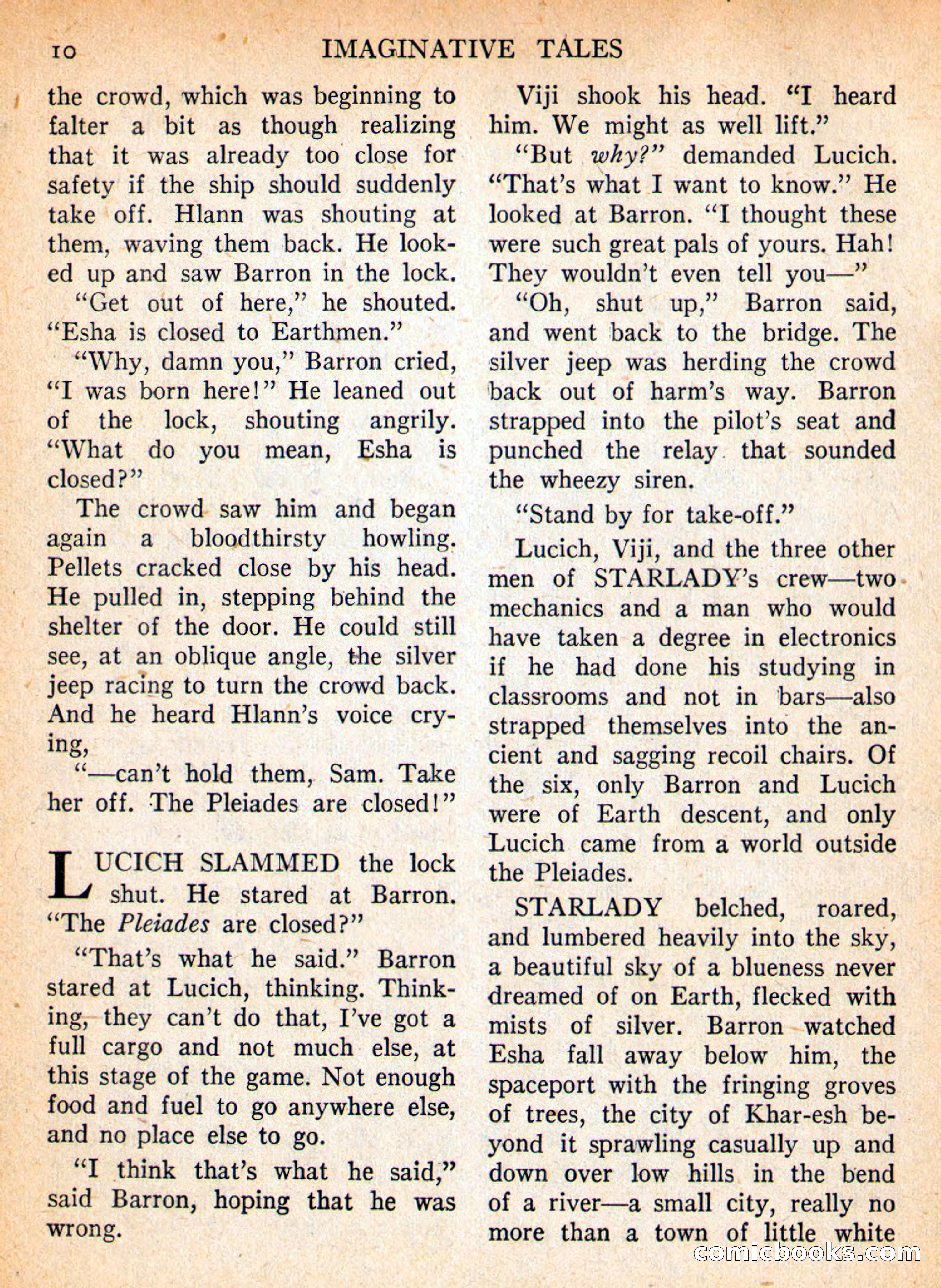 Imaginative Tales, September 1957 — page 10 of 132
