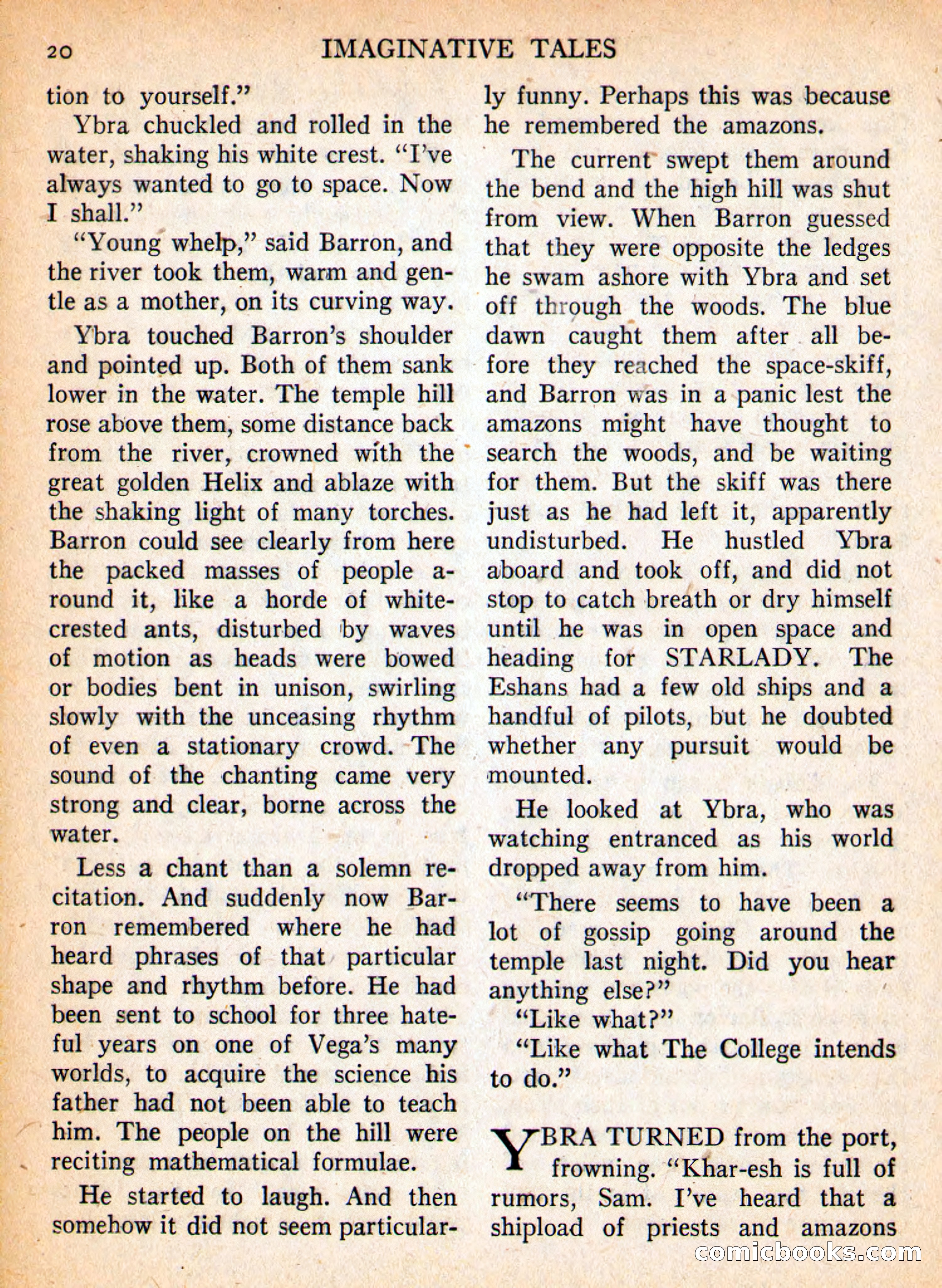 Imaginative Tales, September 1957 — page 20 of 132