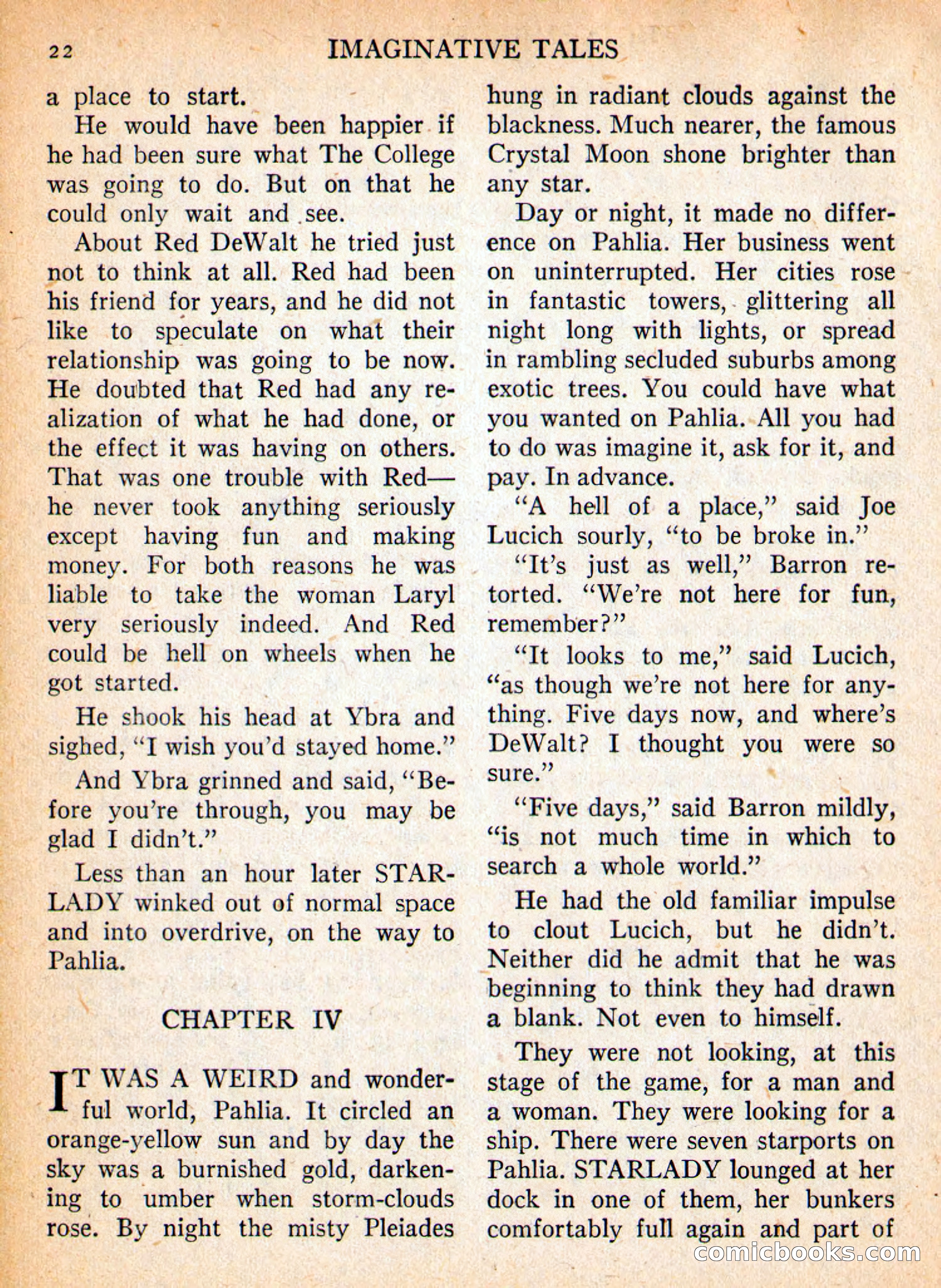 Imaginative Tales, September 1957 — page 22 of 132