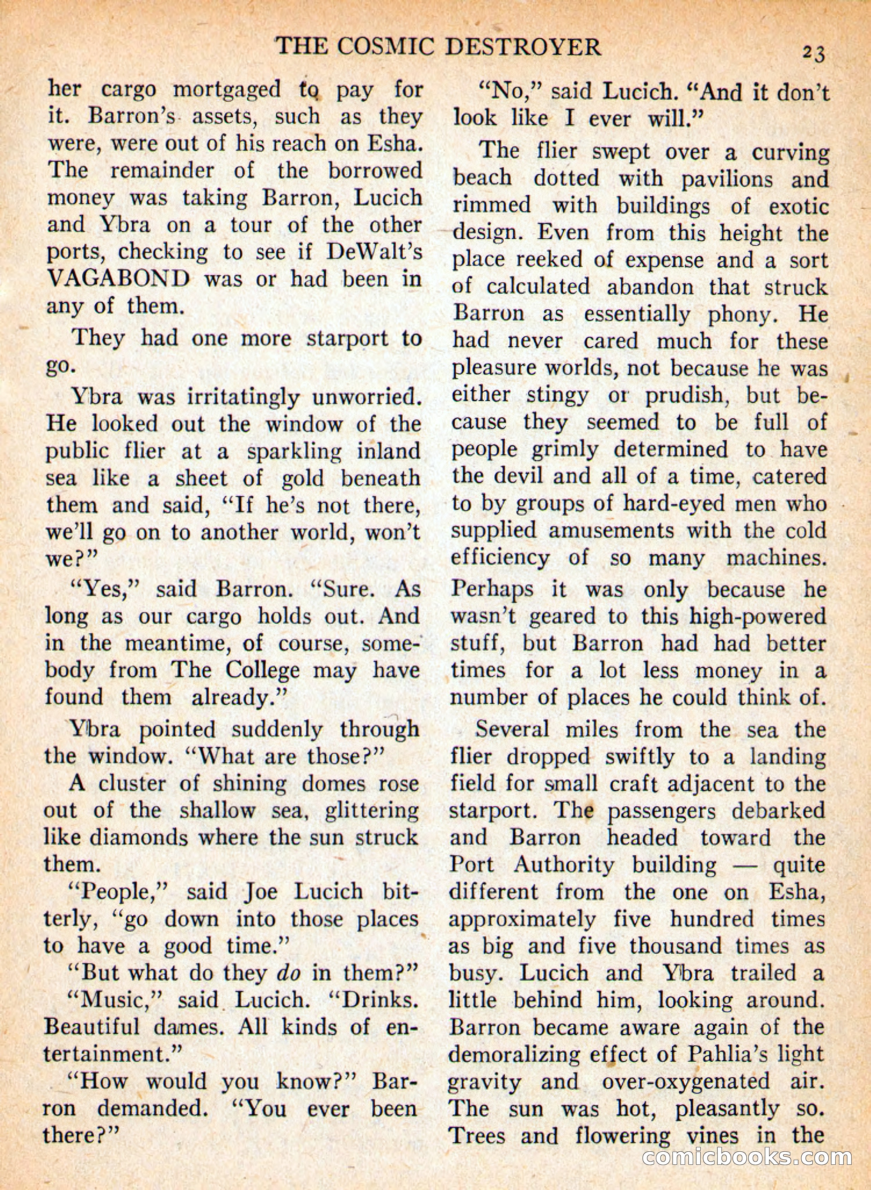 Imaginative Tales, September 1957 — page 23 of 132