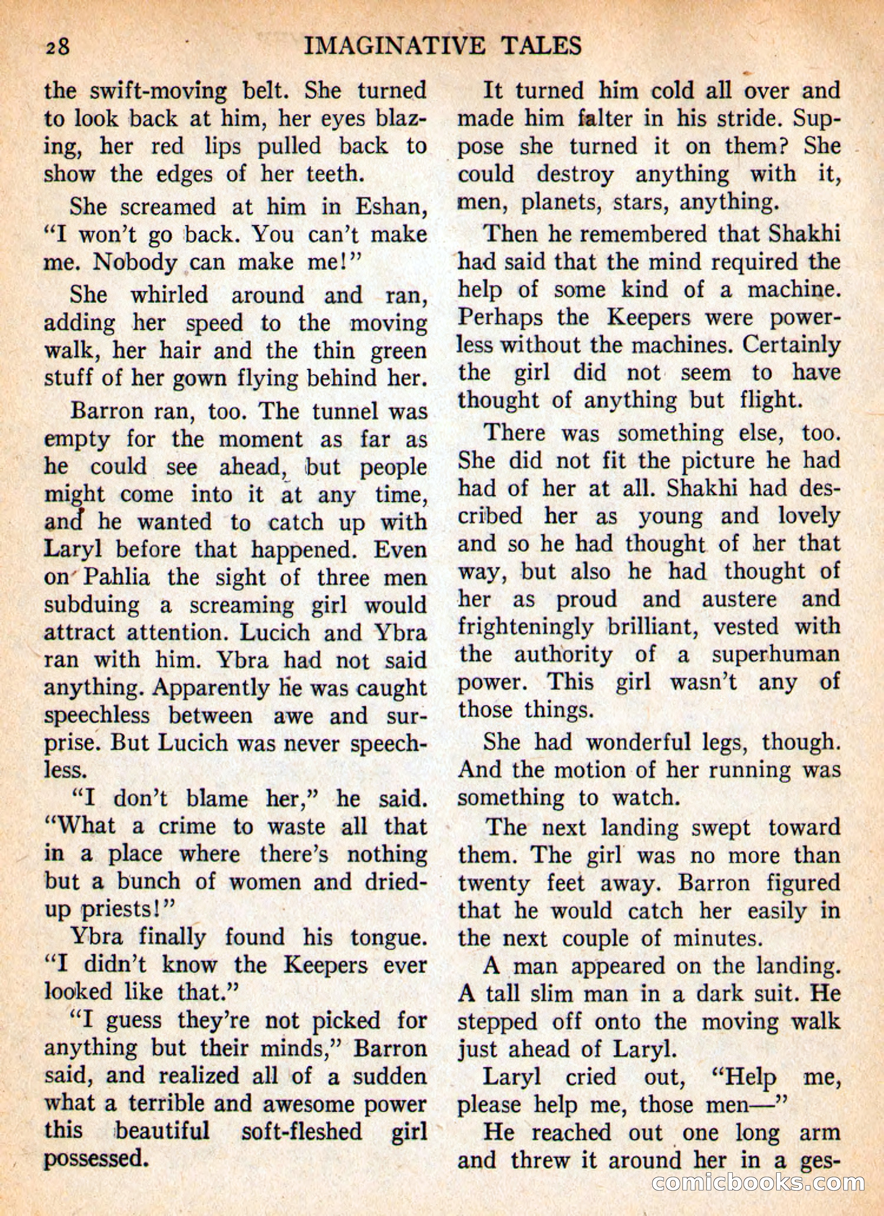 Imaginative Tales, September 1957 — page 28 of 132