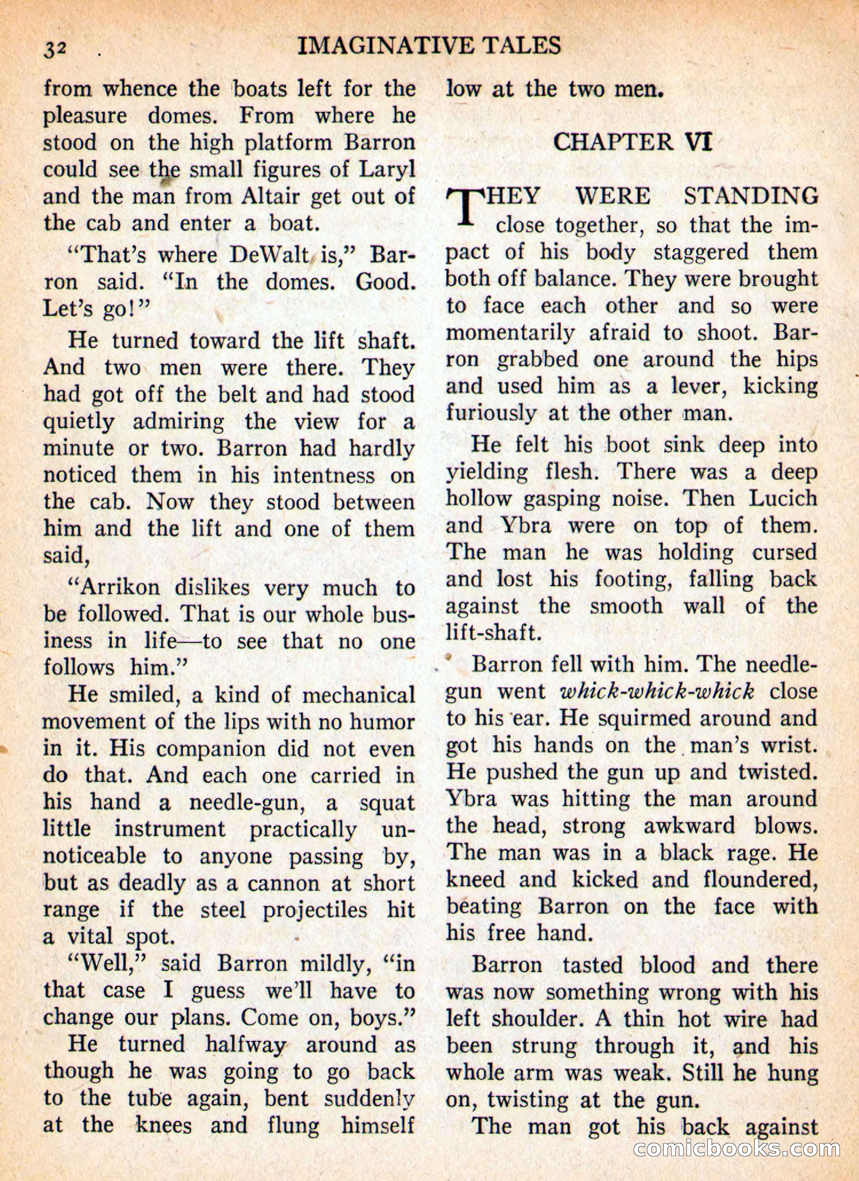 Imaginative Tales, September 1957 — page 32 of 132