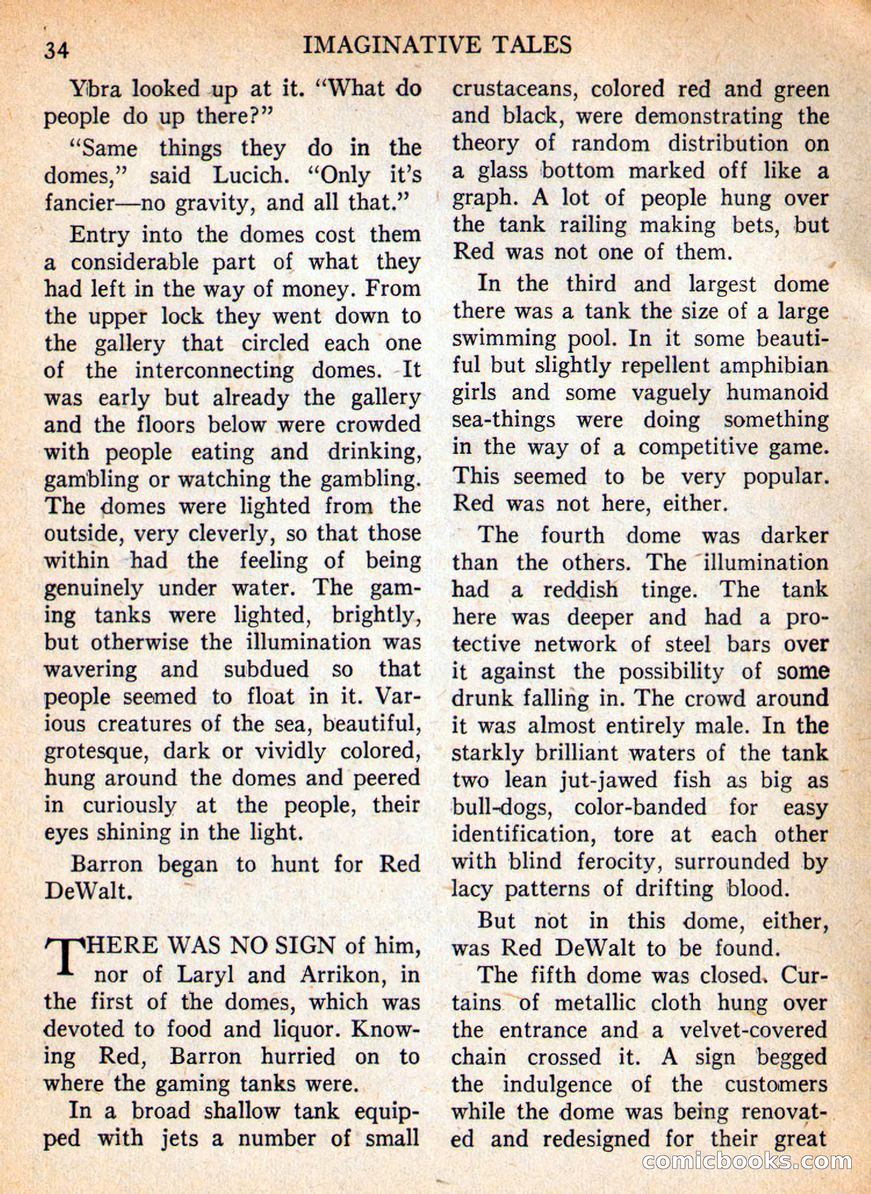 Imaginative Tales, September 1957 — page 34 of 132