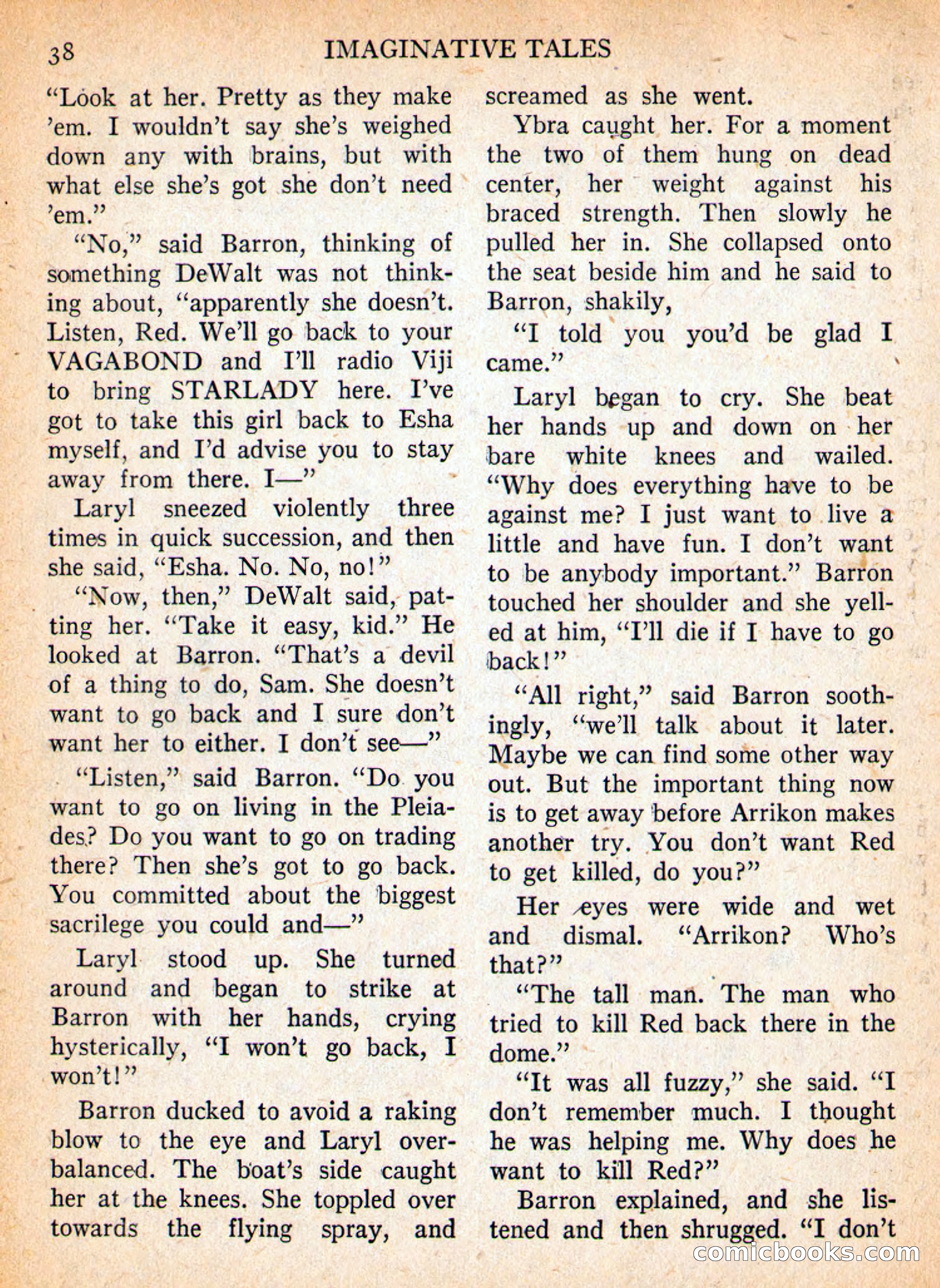 Imaginative Tales, September 1957 — page 38 of 132
