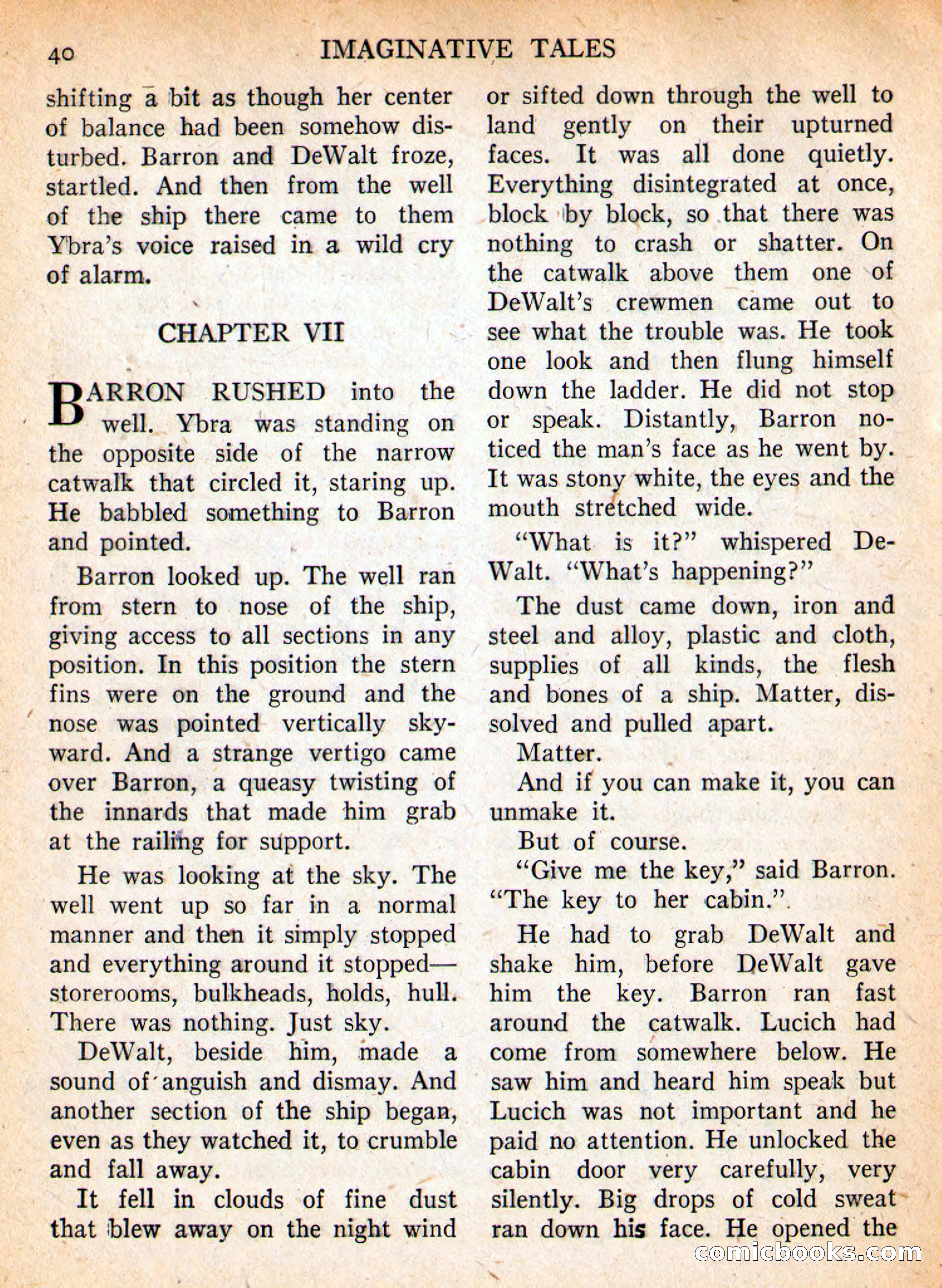 Imaginative Tales, September 1957 — page 40 of 132