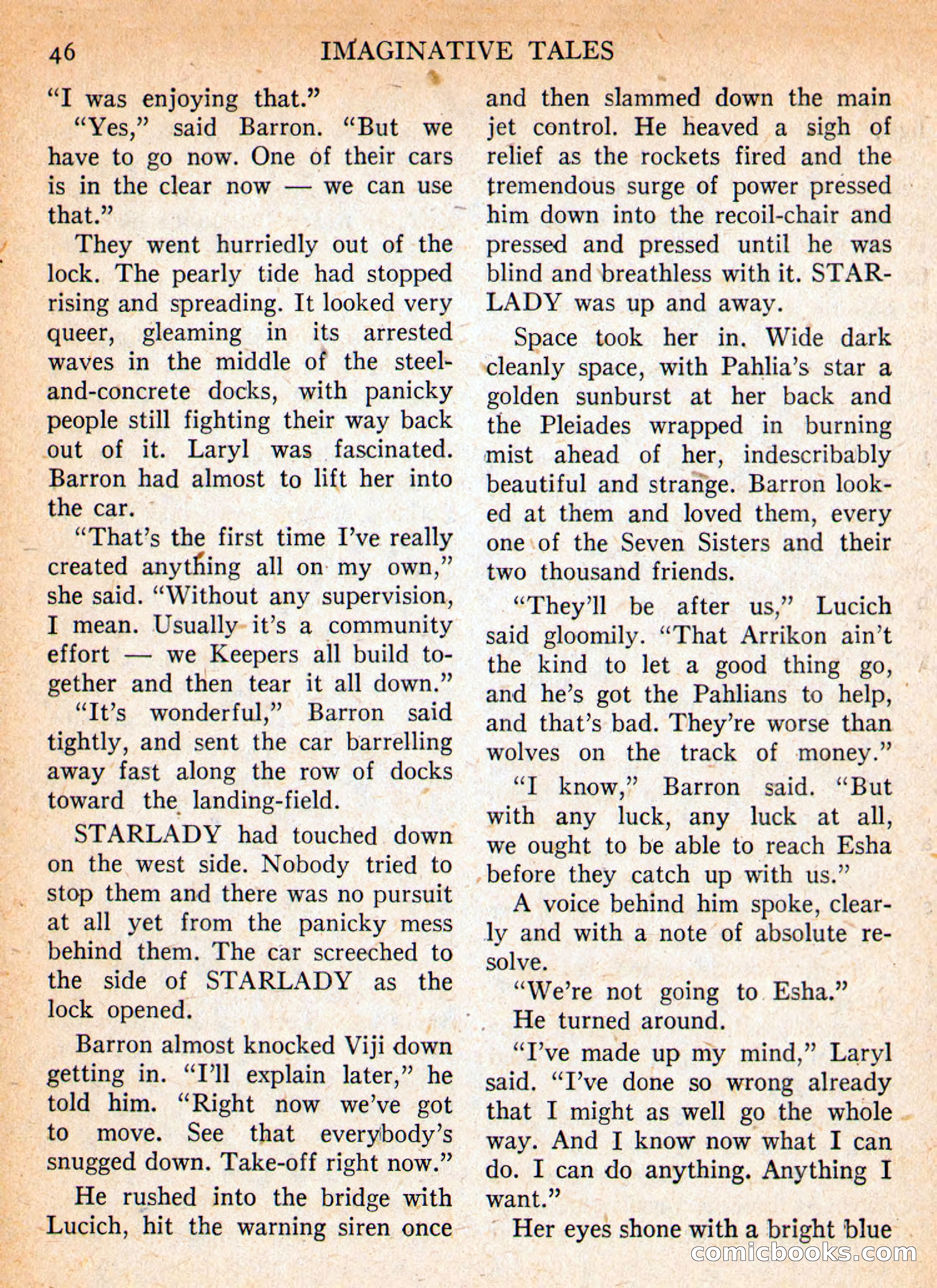 Imaginative Tales, September 1957 — page 46 of 132