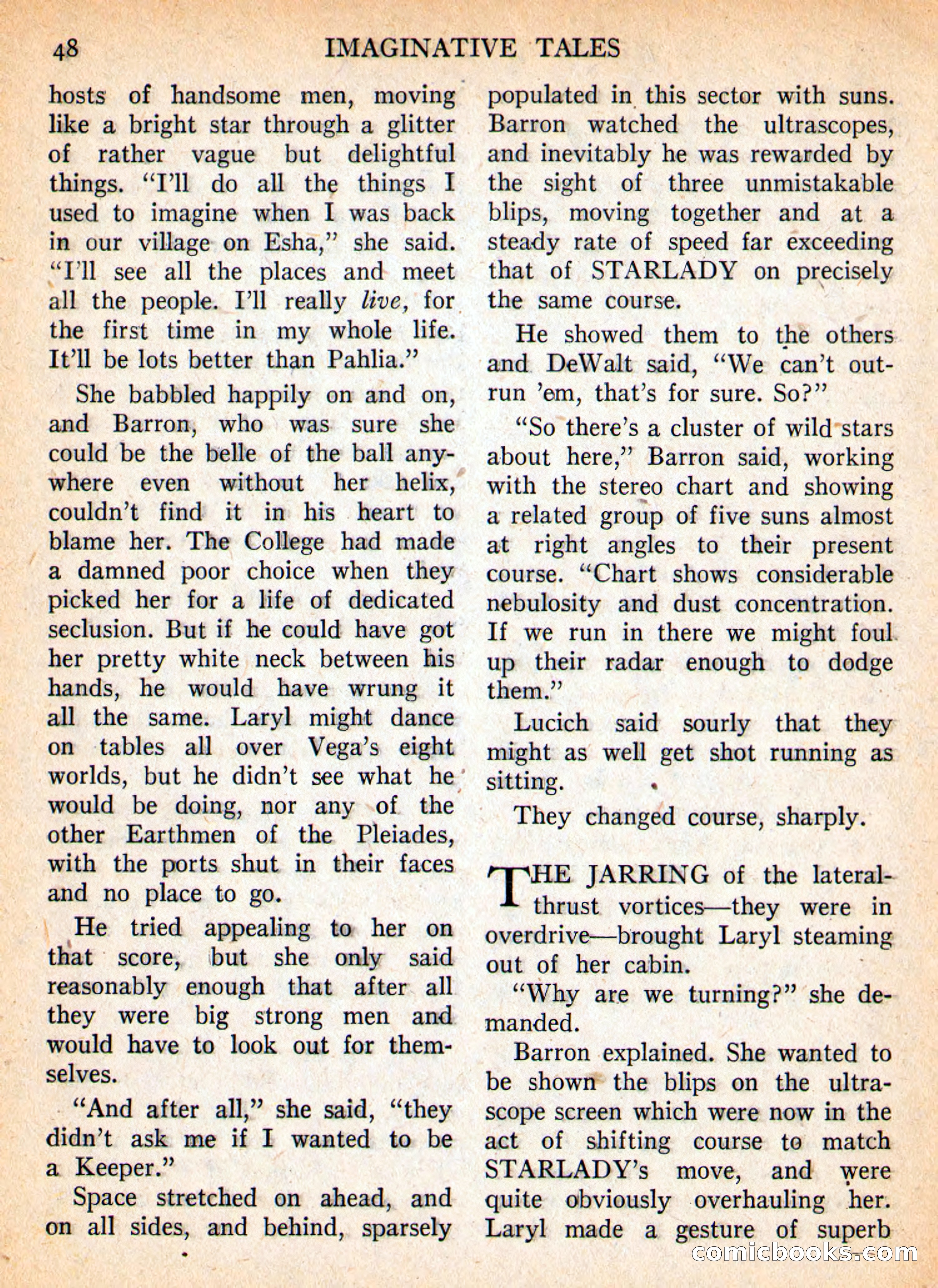 Imaginative Tales, September 1957 — page 48 of 132