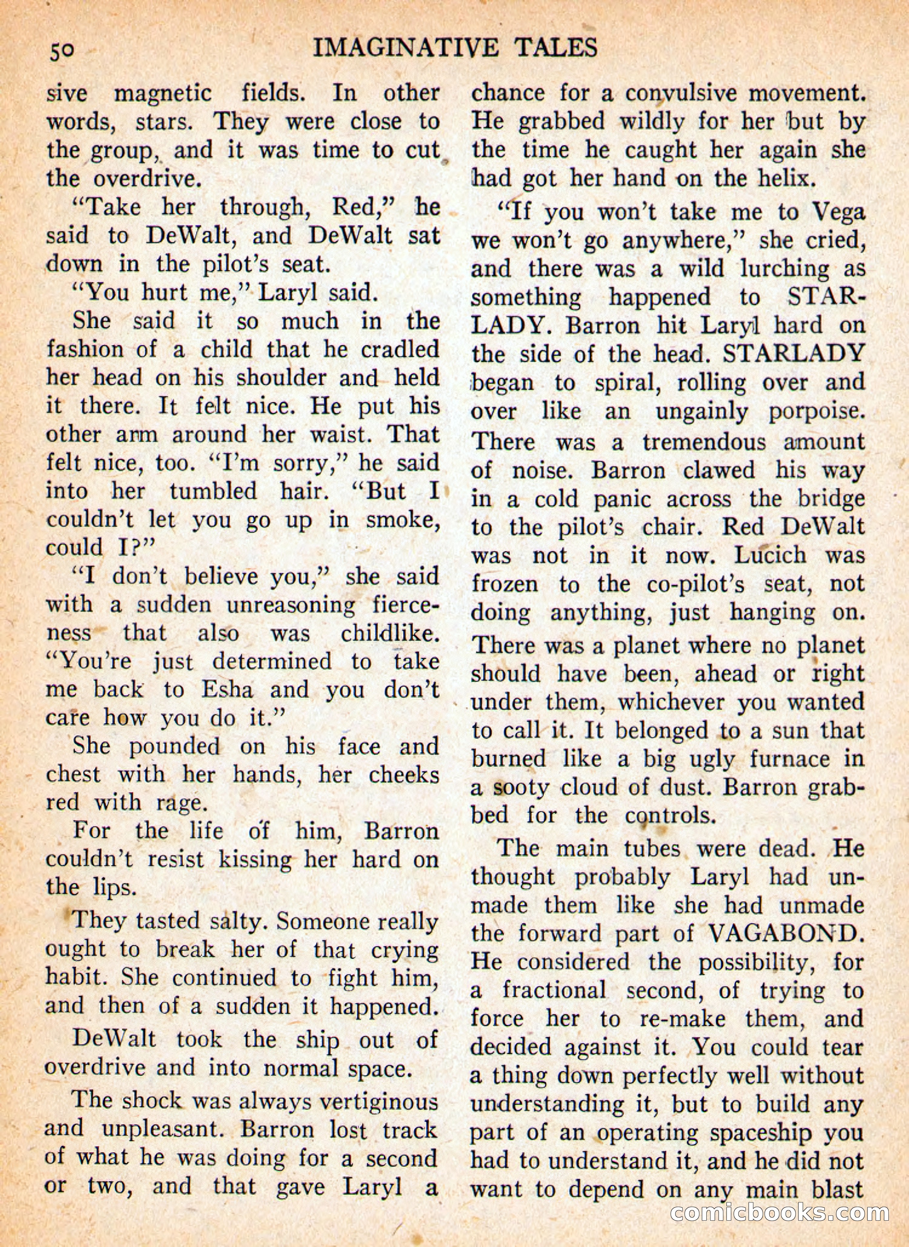 Imaginative Tales, September 1957 — page 50 of 132