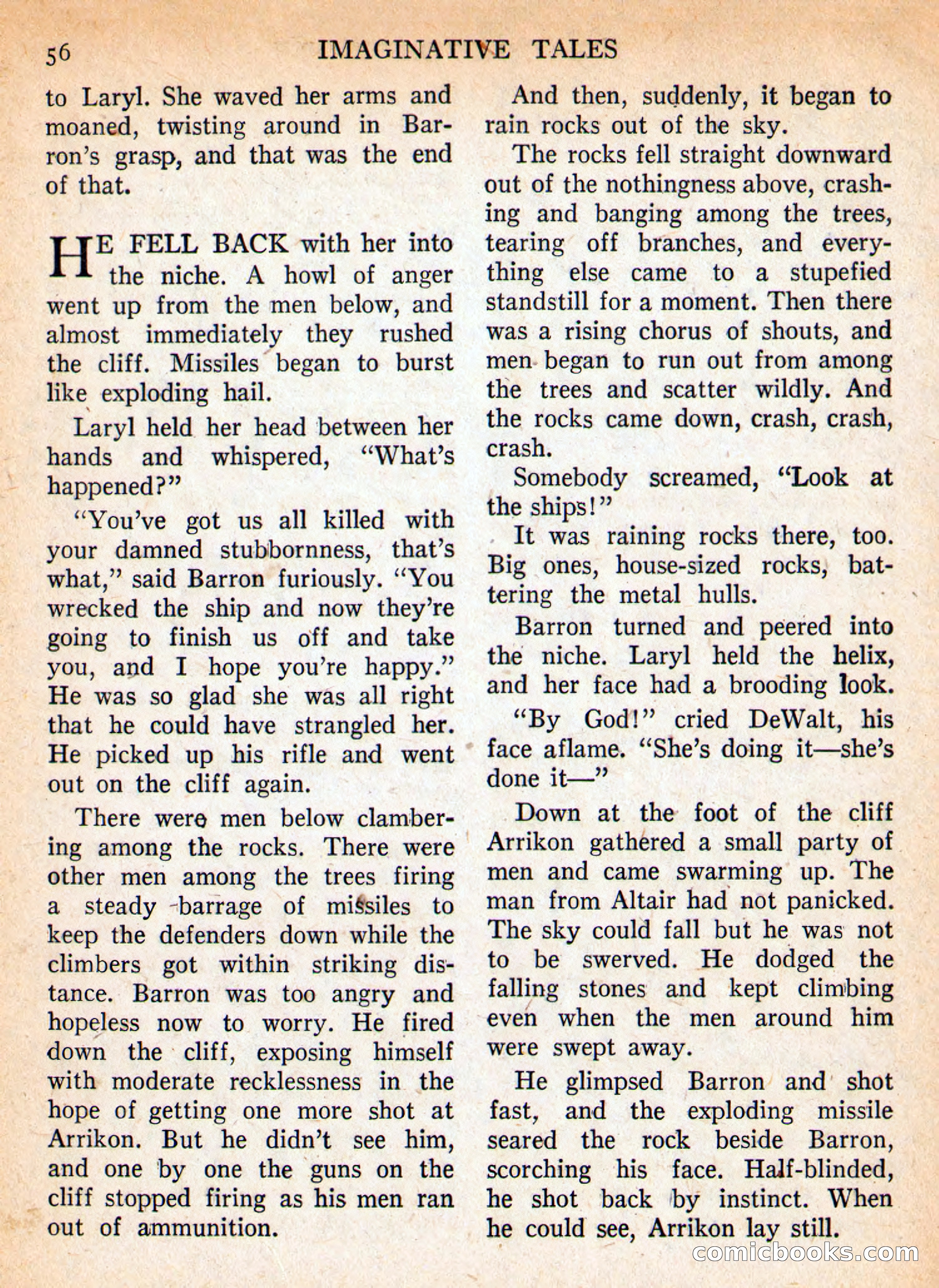 Imaginative Tales, September 1957 — page 56 of 132