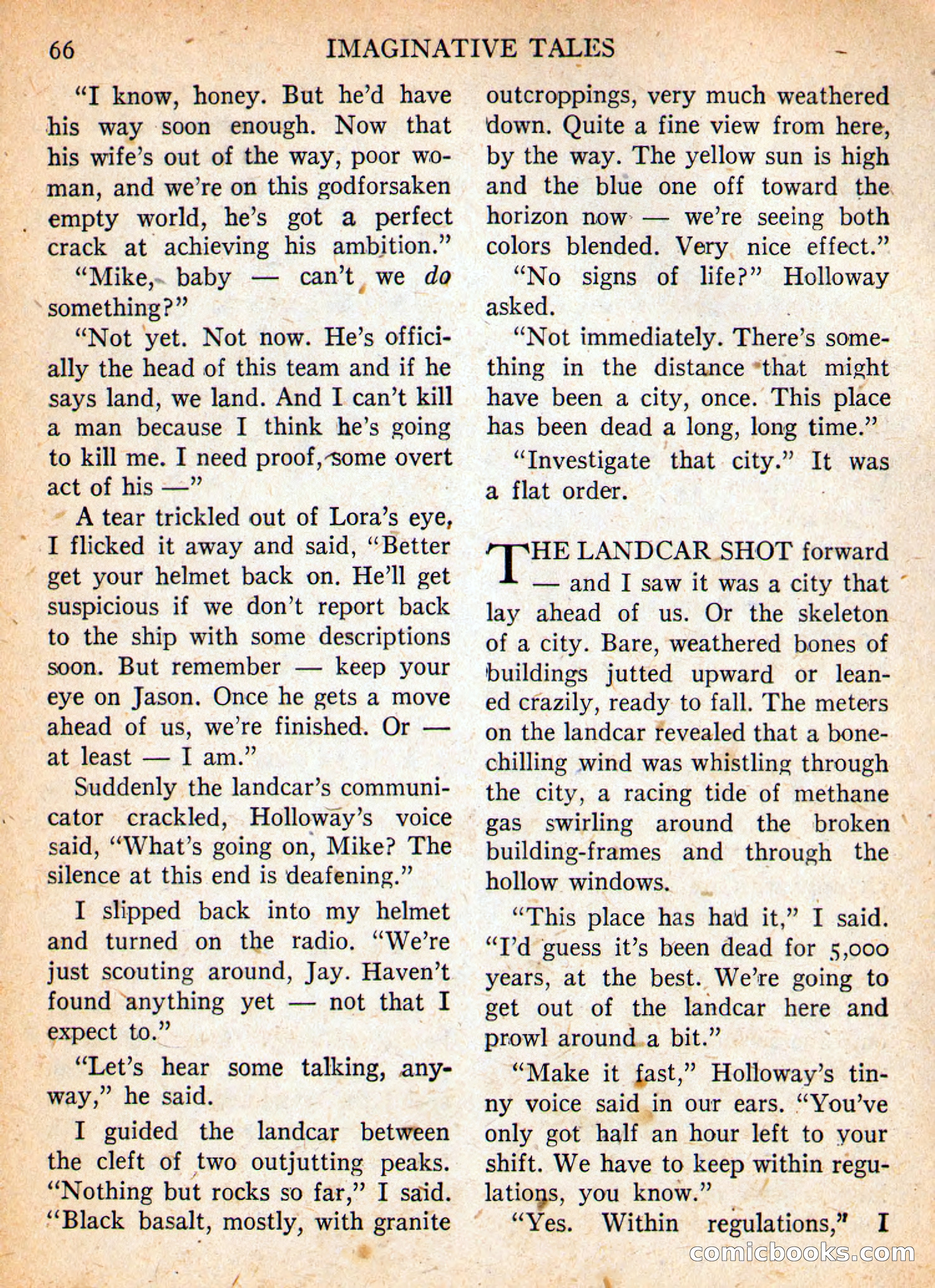 Imaginative Tales, September 1957 — page 66 of 132