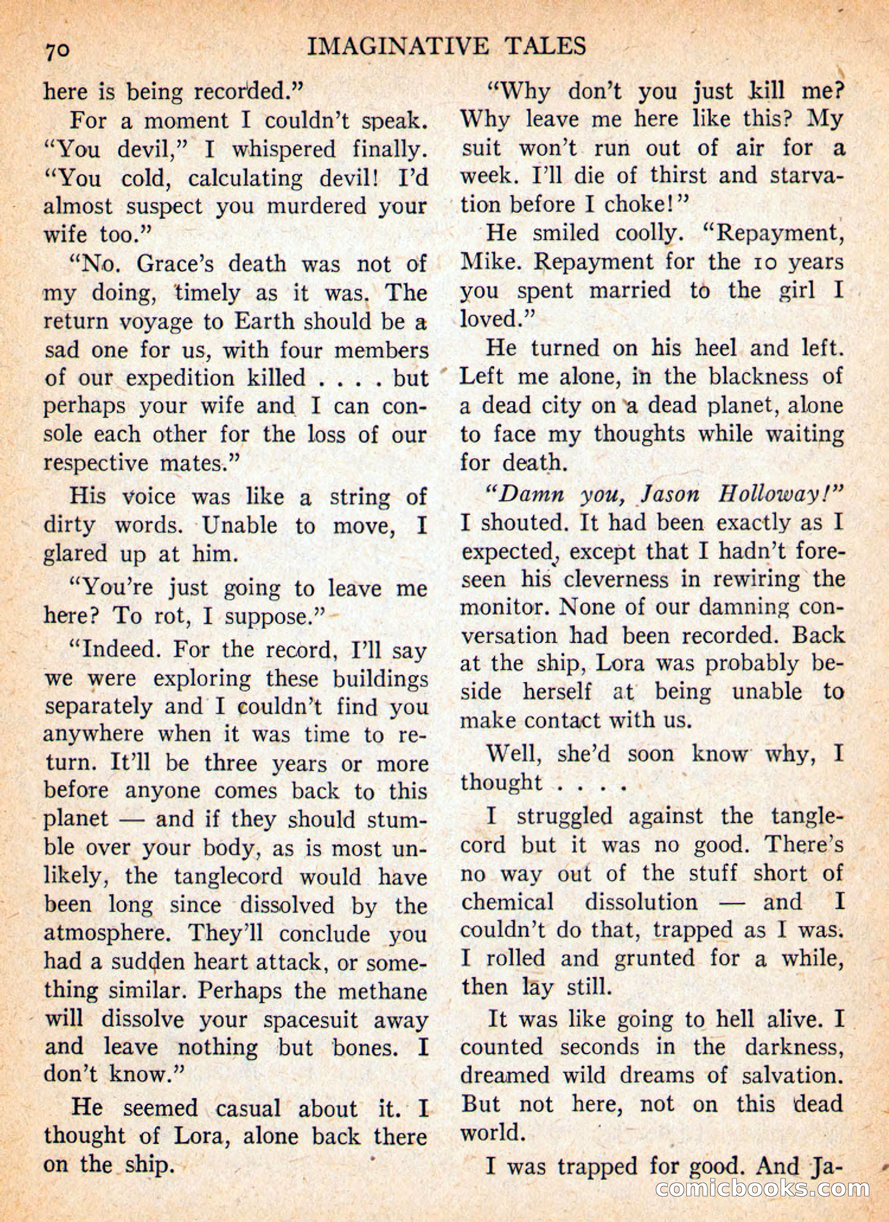 Imaginative Tales, September 1957 — page 70 of 132