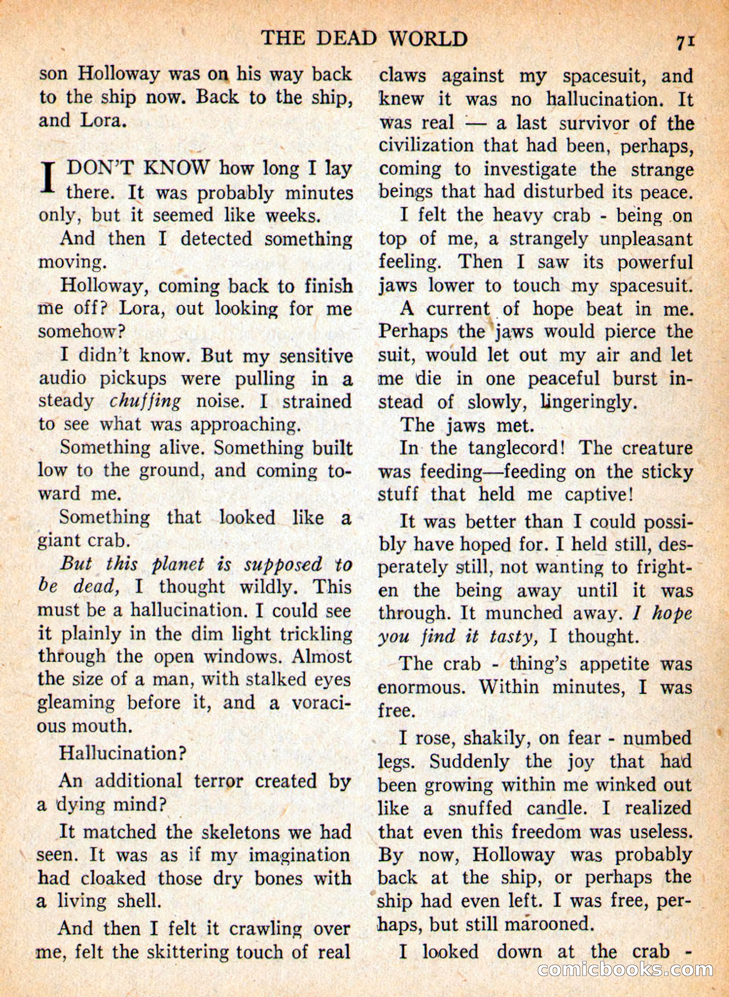 Imaginative Tales, September 1957 — page 71 of 132